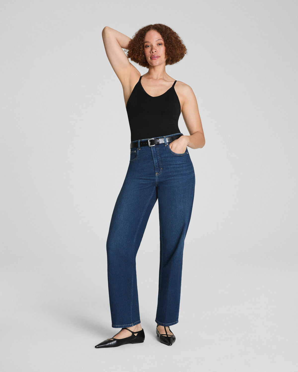 SPANXshape™ Authentic 360 90s Straight Leg Jeans | Adriatic Blue