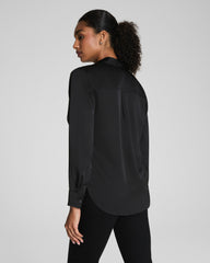 SPANX® Silky Smooth Button Down | Classic Black
