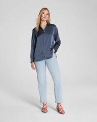 SPANX® Silky Smooth Button Down | Earth Stone
