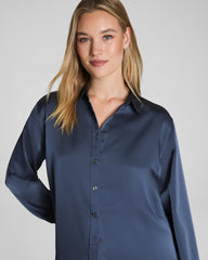 SPANX® Silky Smooth Button Down | Earth Stone