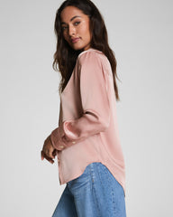 SPANX® Silky Smooth Button Down | Vintage Rose