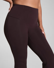 SPANXshape™ Scuba Micro Flare Legging | Truffle Brown