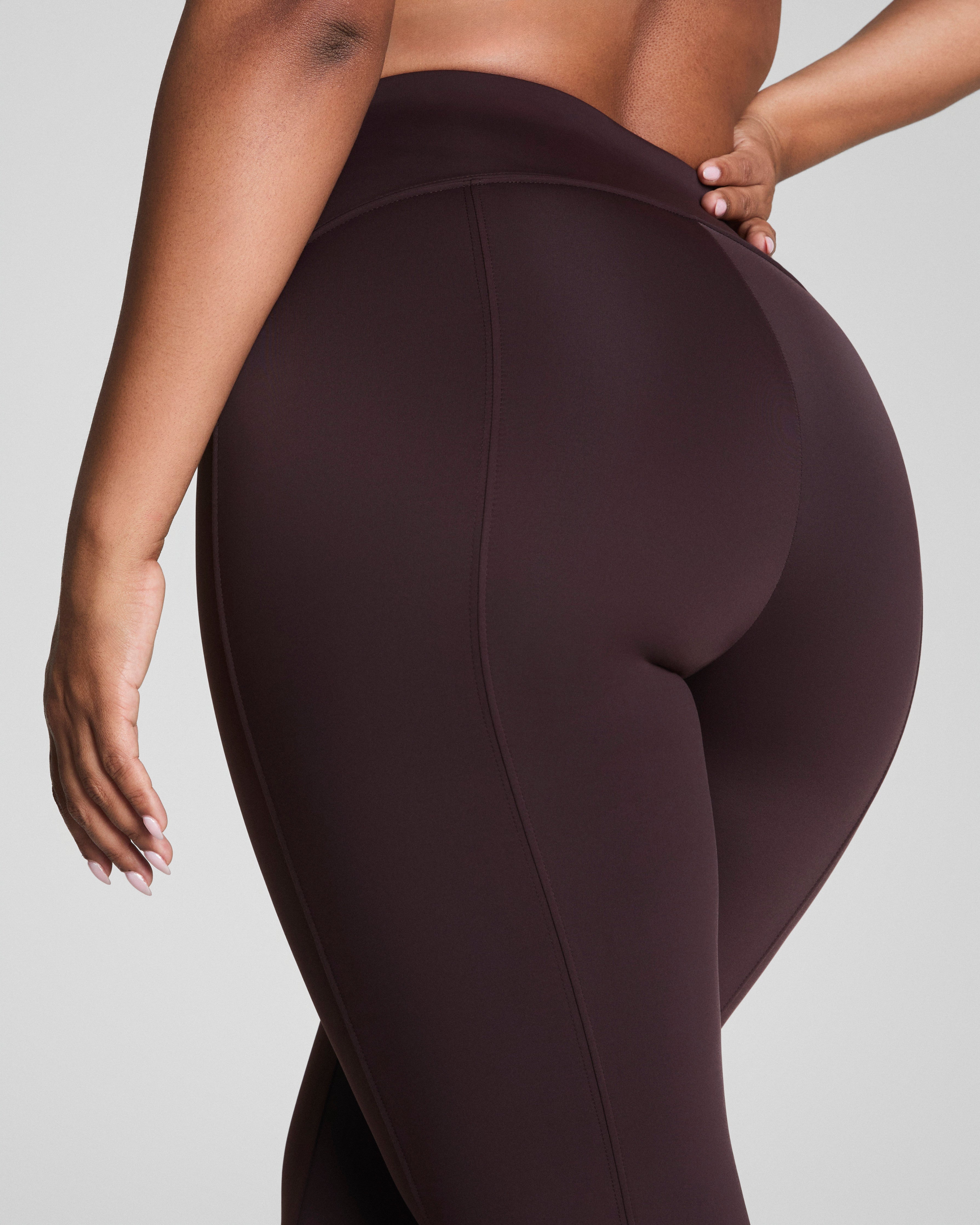 SPANXshape™ Scuba Micro Flare Legging | Truffle Brown