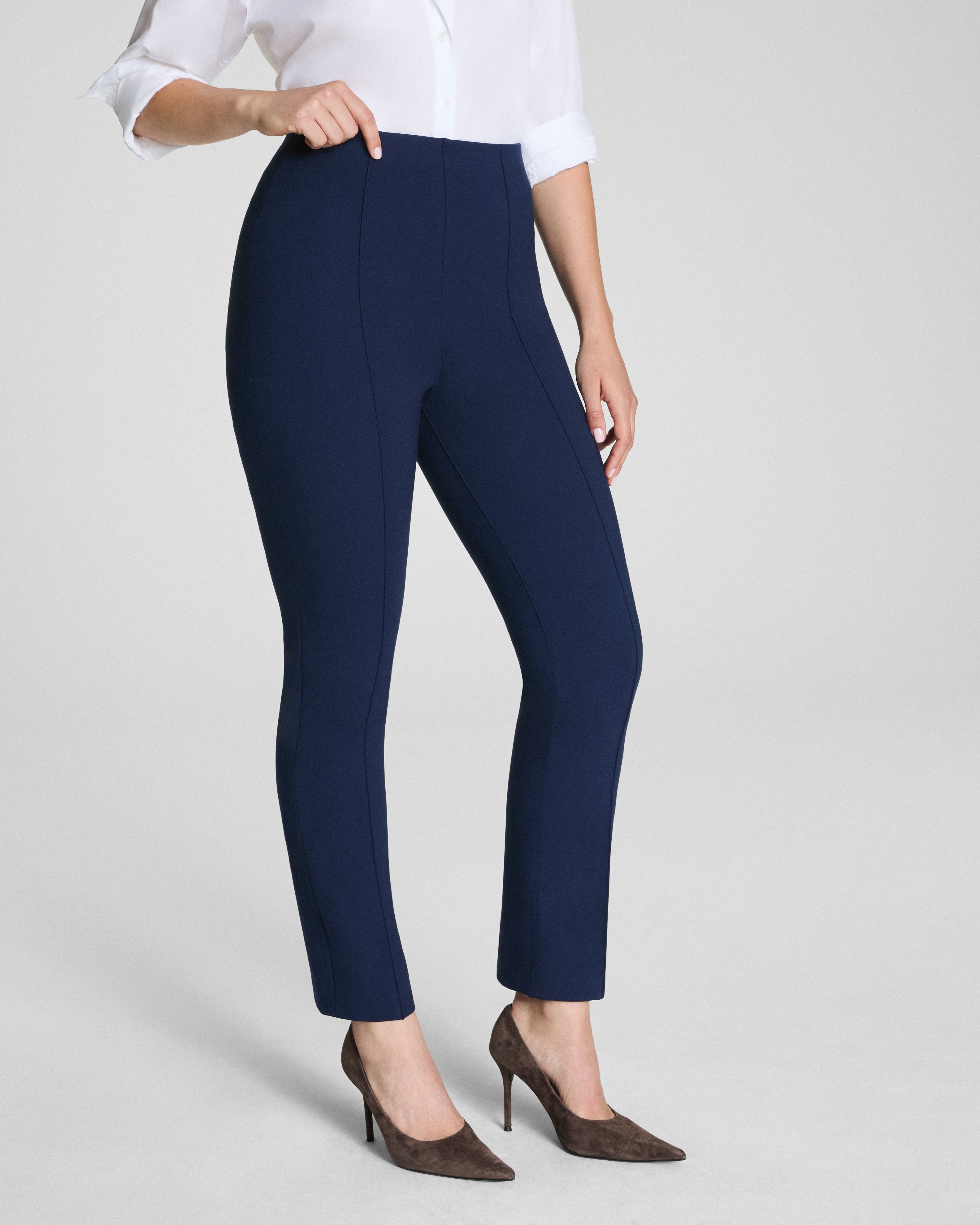 SPANXsupersmooth™ PerfectFit Ponte Ankle Slim Pant | Timeless Navy