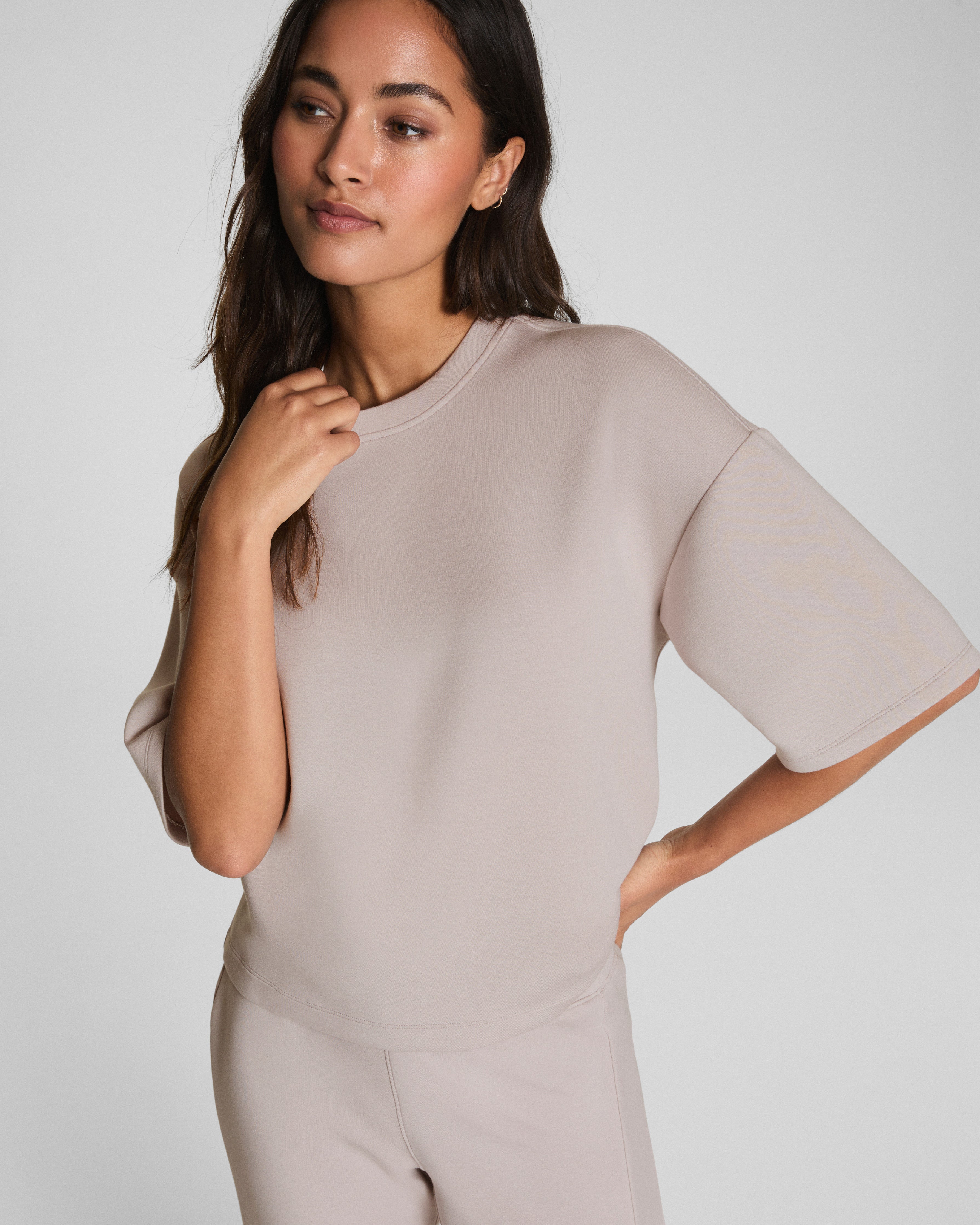 SPANX AirEssentials® Relaxed Tee | French Grey