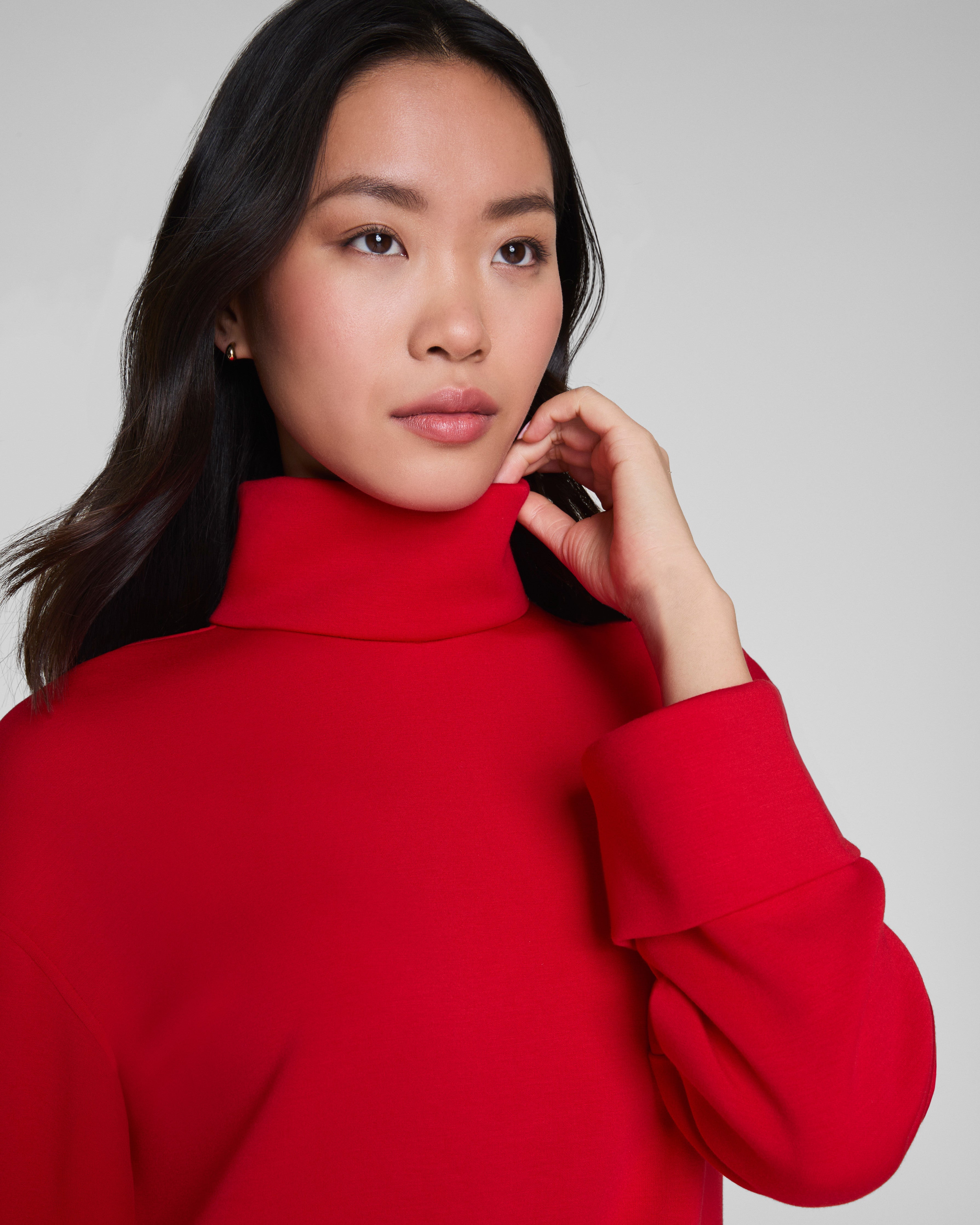 SPANX AirEssentials® Turtleneck Dress | Spanx Red