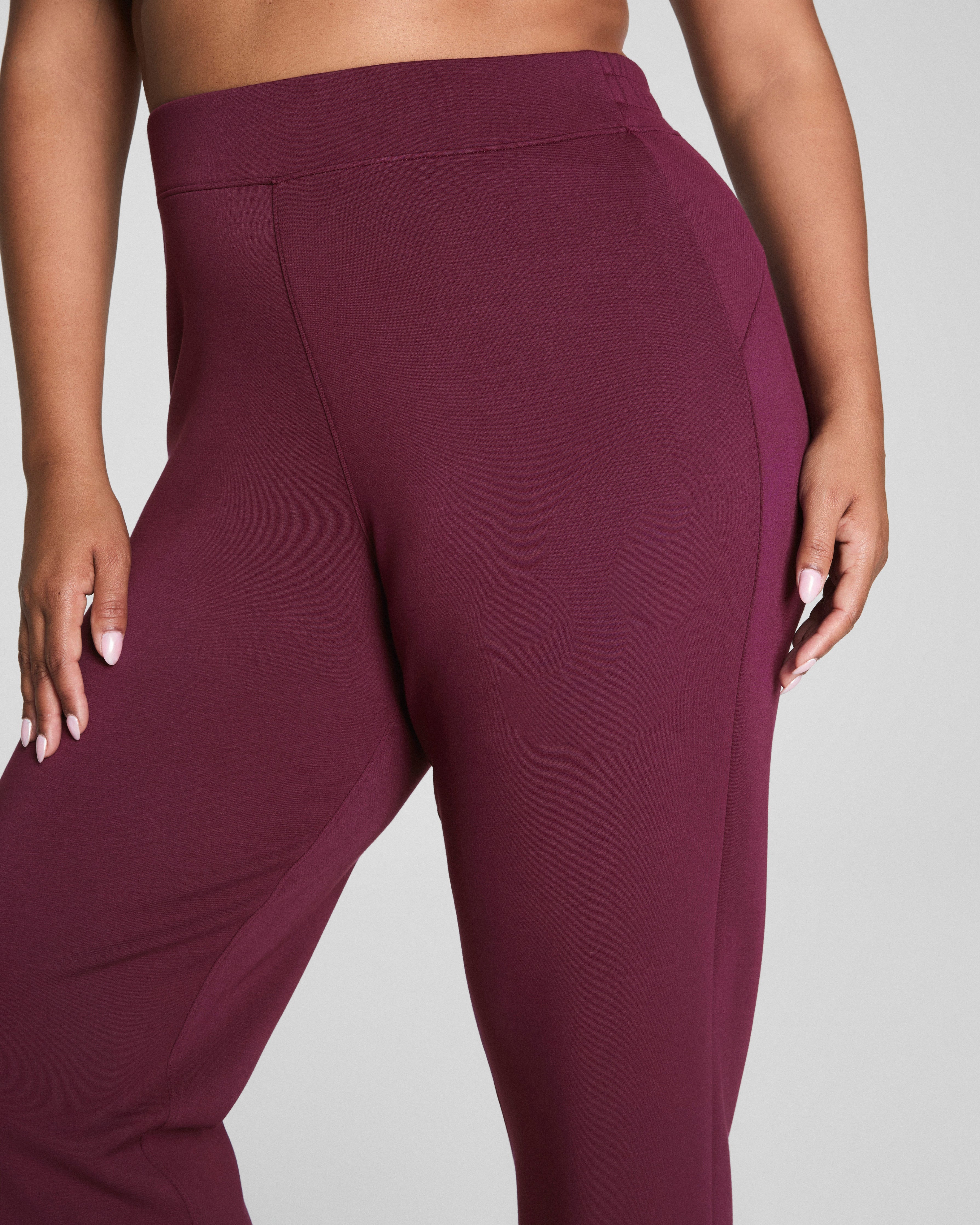 SPANX AirEssentials® Slim Straight Pant | Plum Berry