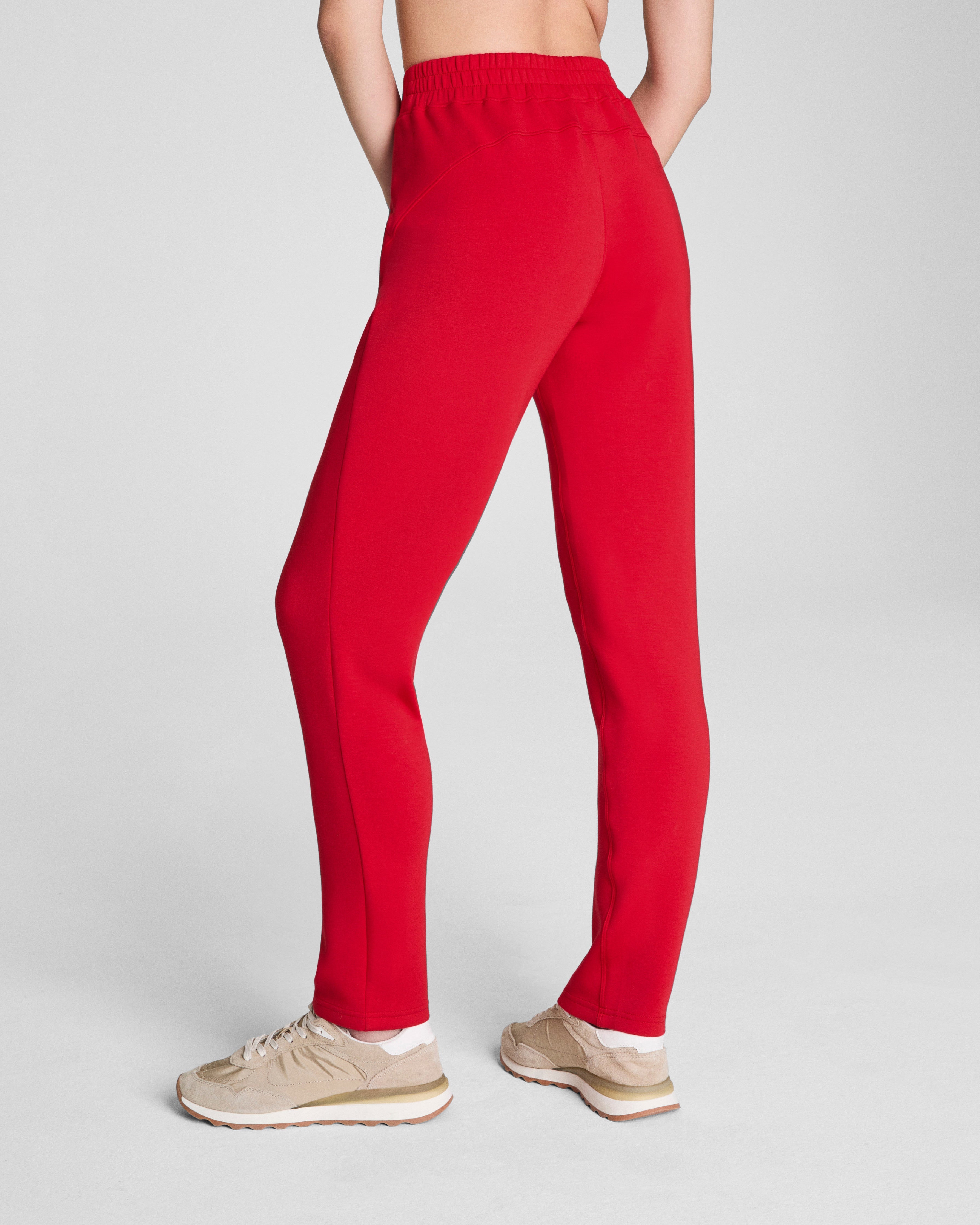 SPANX AirEssentials® Slim Straight Pant | Spanx Red