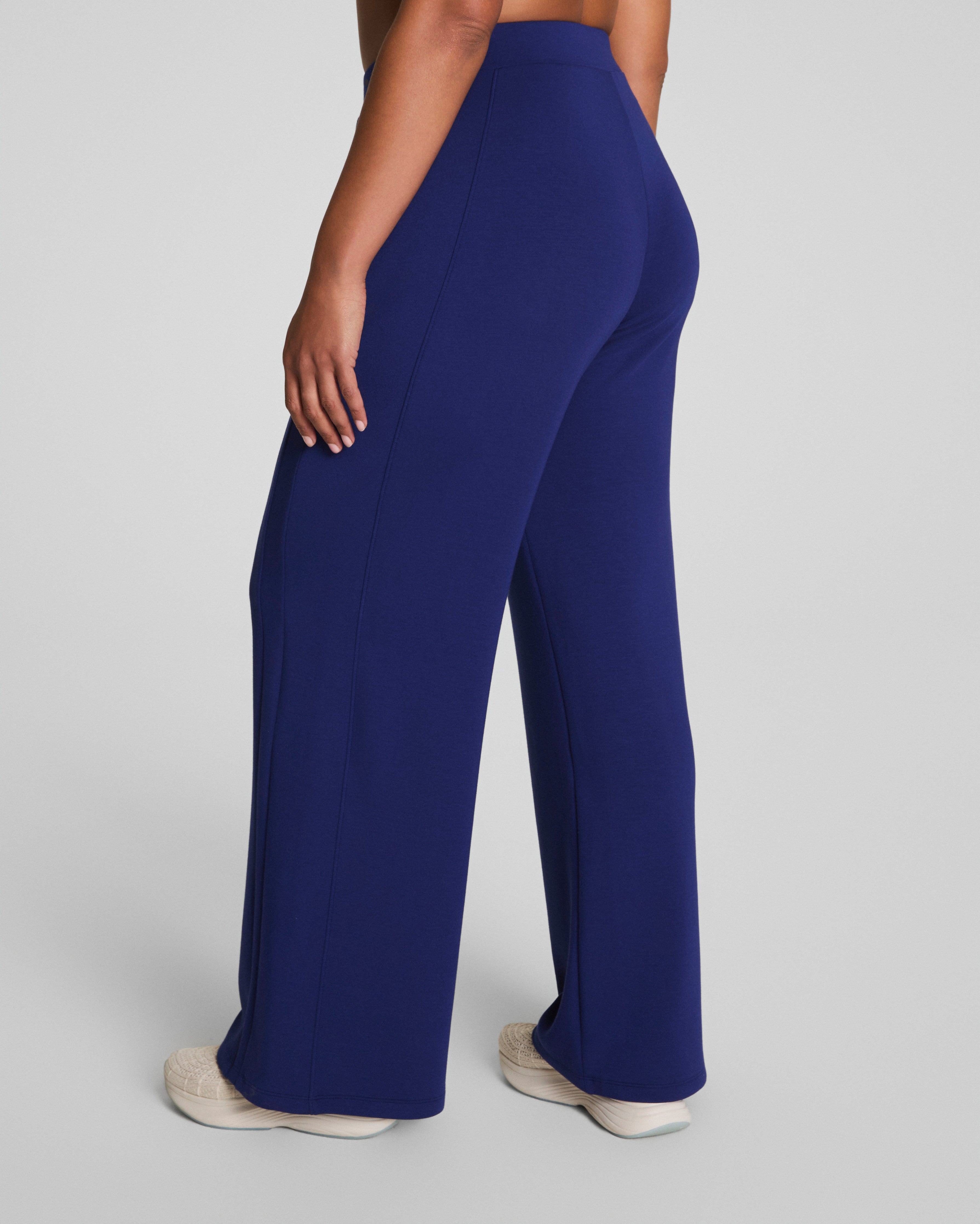 SPANX AirEssentials® Wide Leg Track Pant | Midnight Iris
