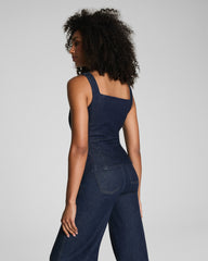 SPANX® Denim Tailored Vest | Raw Indigo