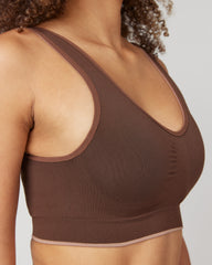 SPANX® Breast of Both Worlds® Reversible Comfort Bra | Cafe Au Lait/Chestnut Brown