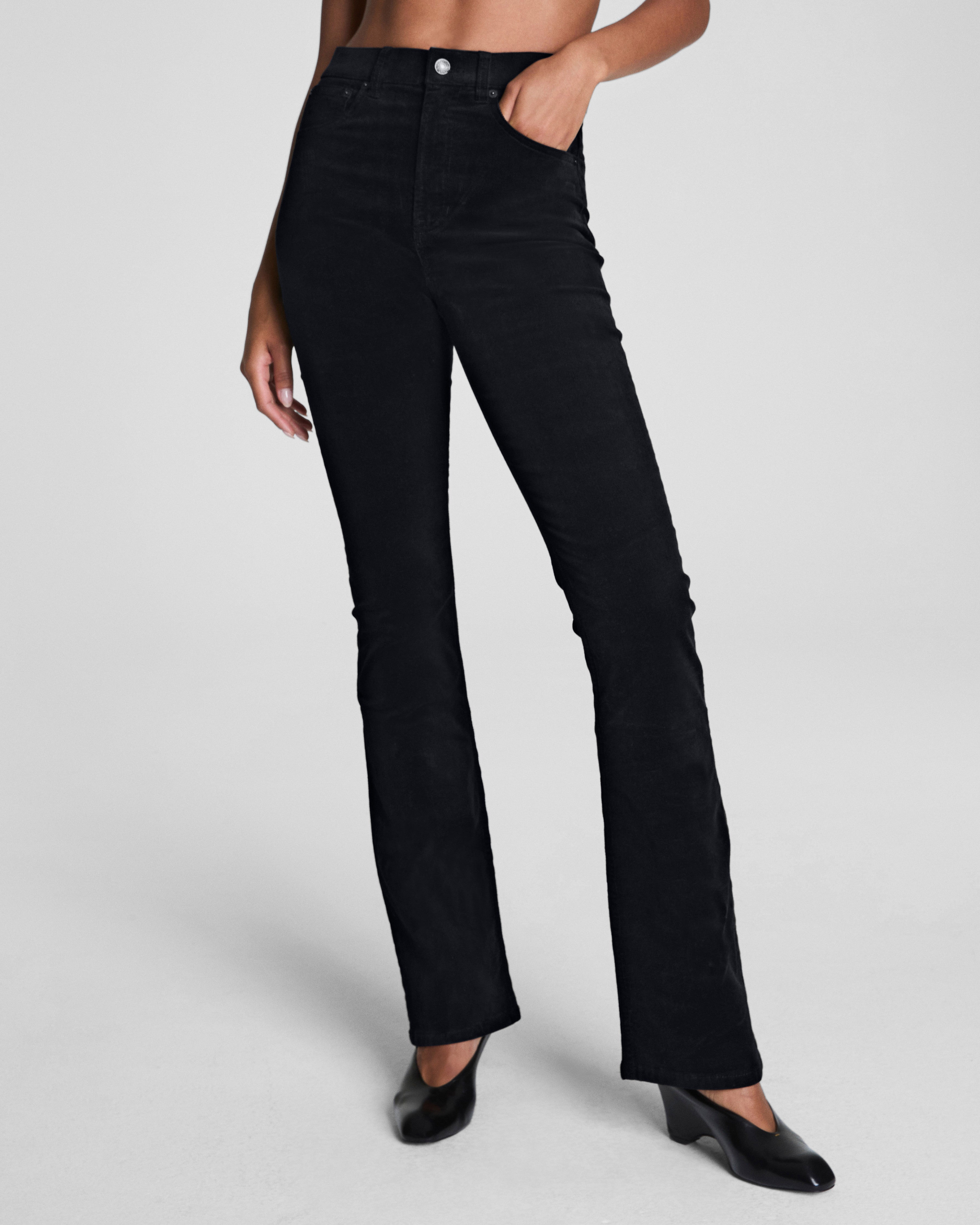 SPANXshape™ Authentic 360 Corduroy Micro Flare Jeans | Classic Black