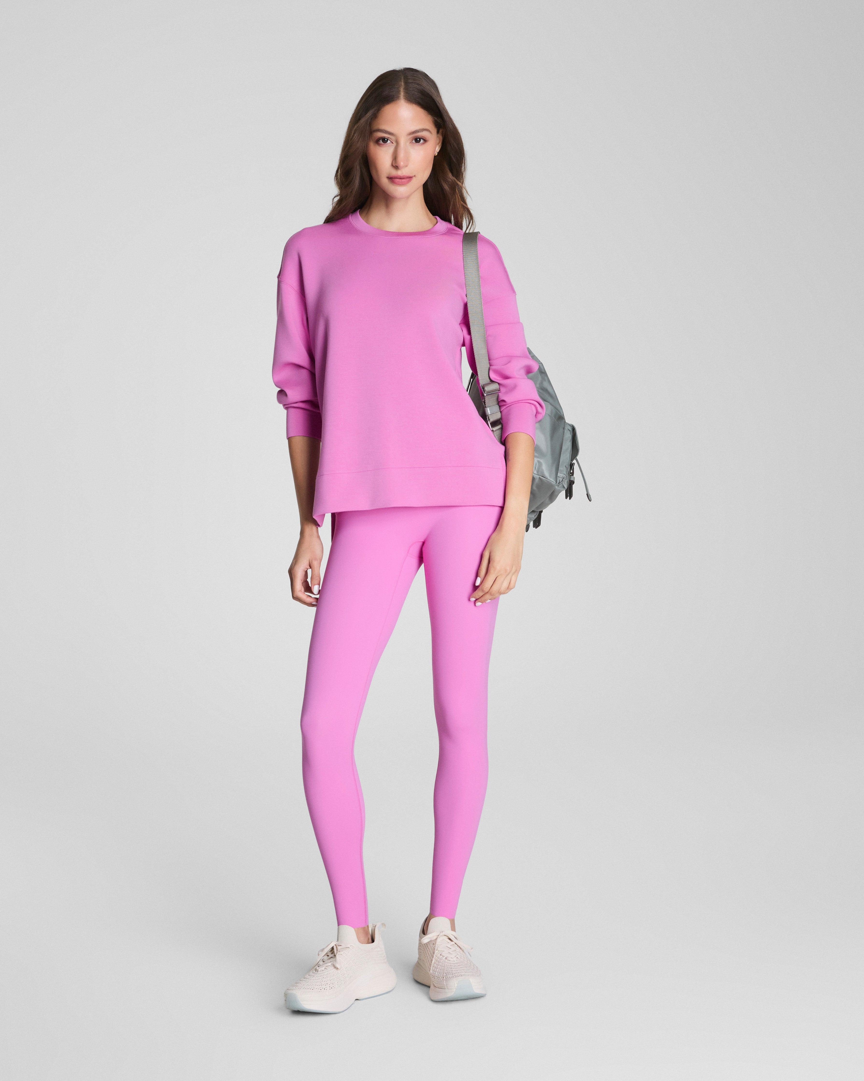 SPANX AirEssentials® Crewneck Tunic | Pink Geranium