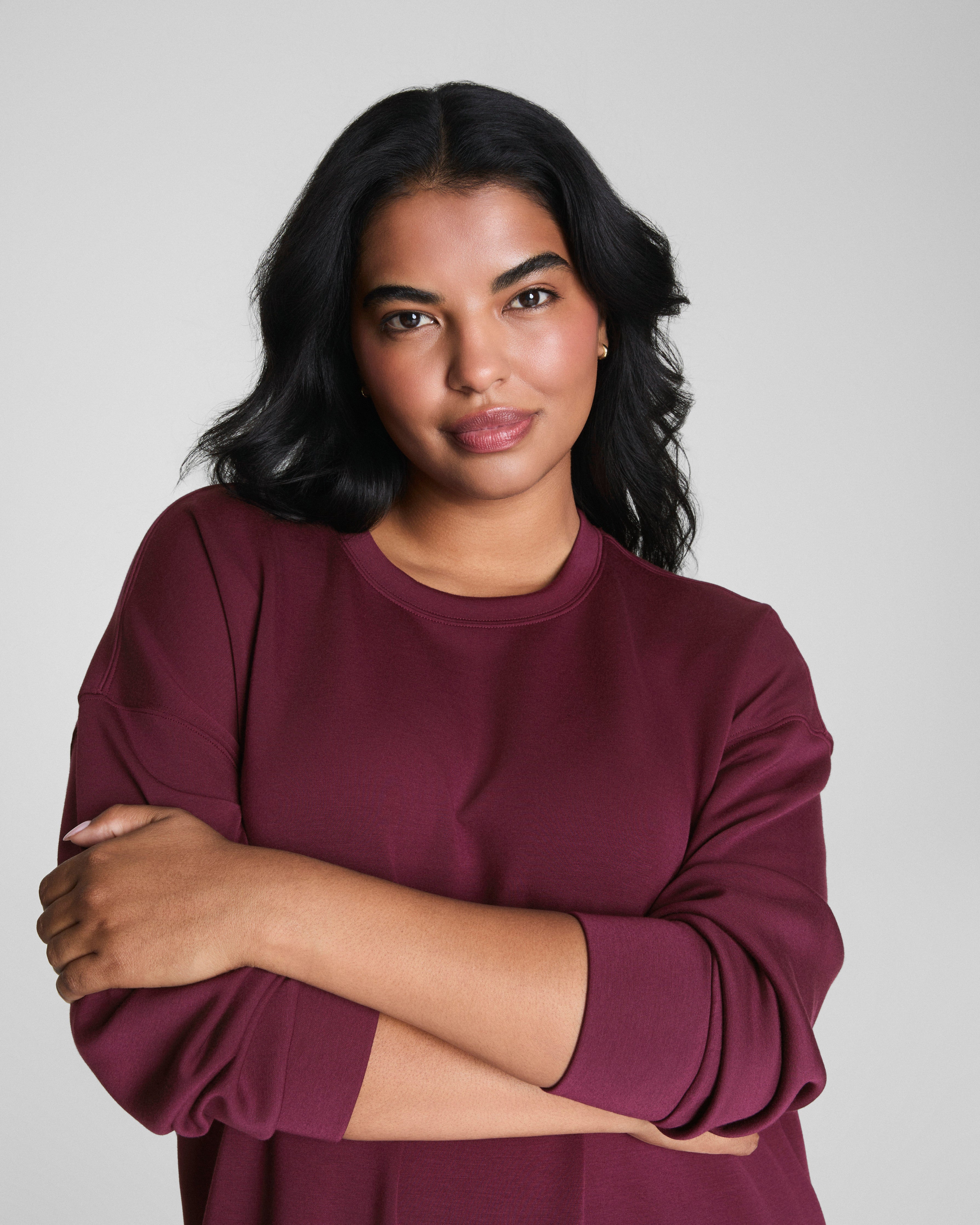 SPANX AirEssentials® Crewneck Tunic | Plum Berry