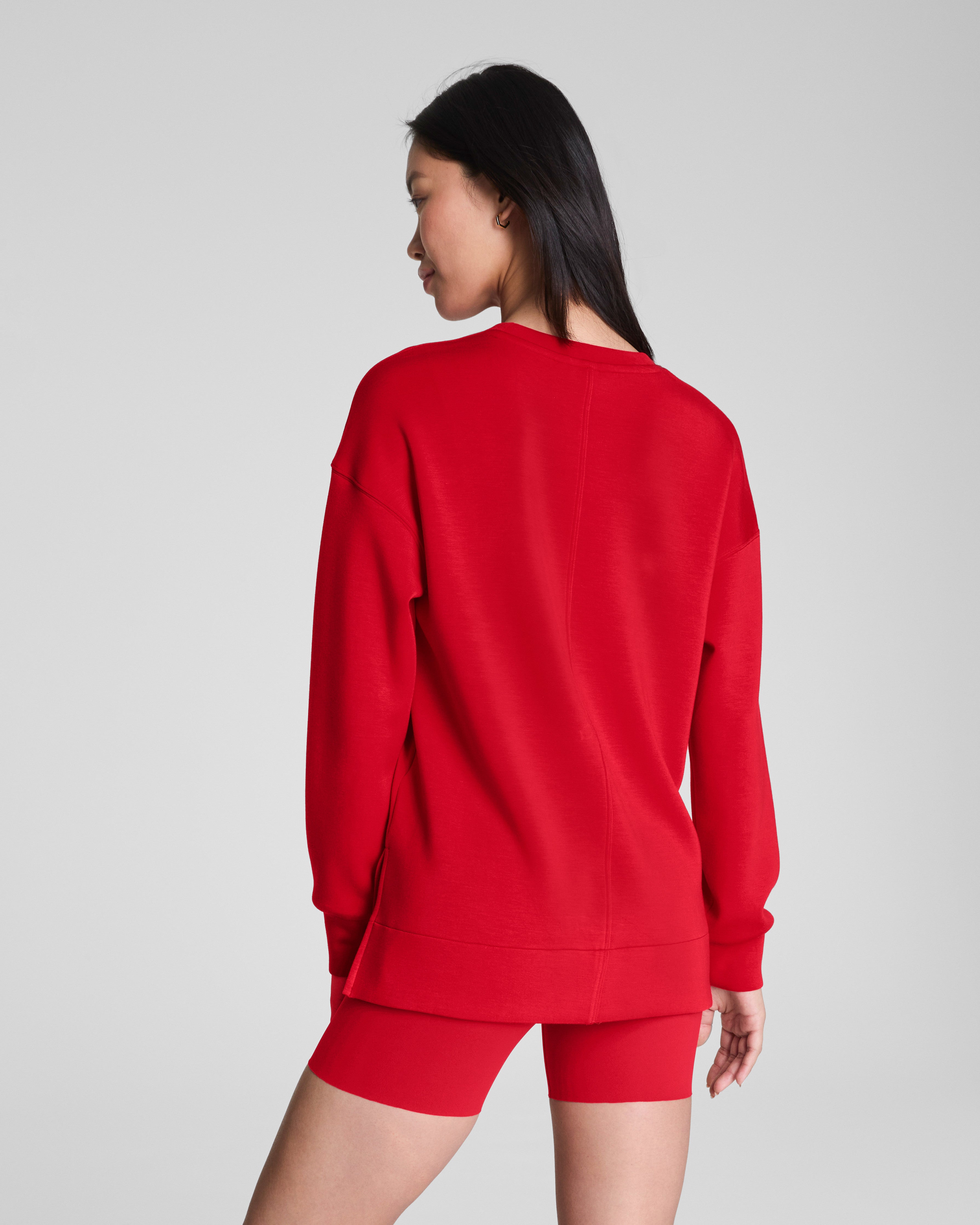 SPANX AirEssentials® Crewneck Tunic | Spanx Red
