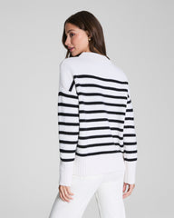 La Ligne Marin Sweater | Cream/Black