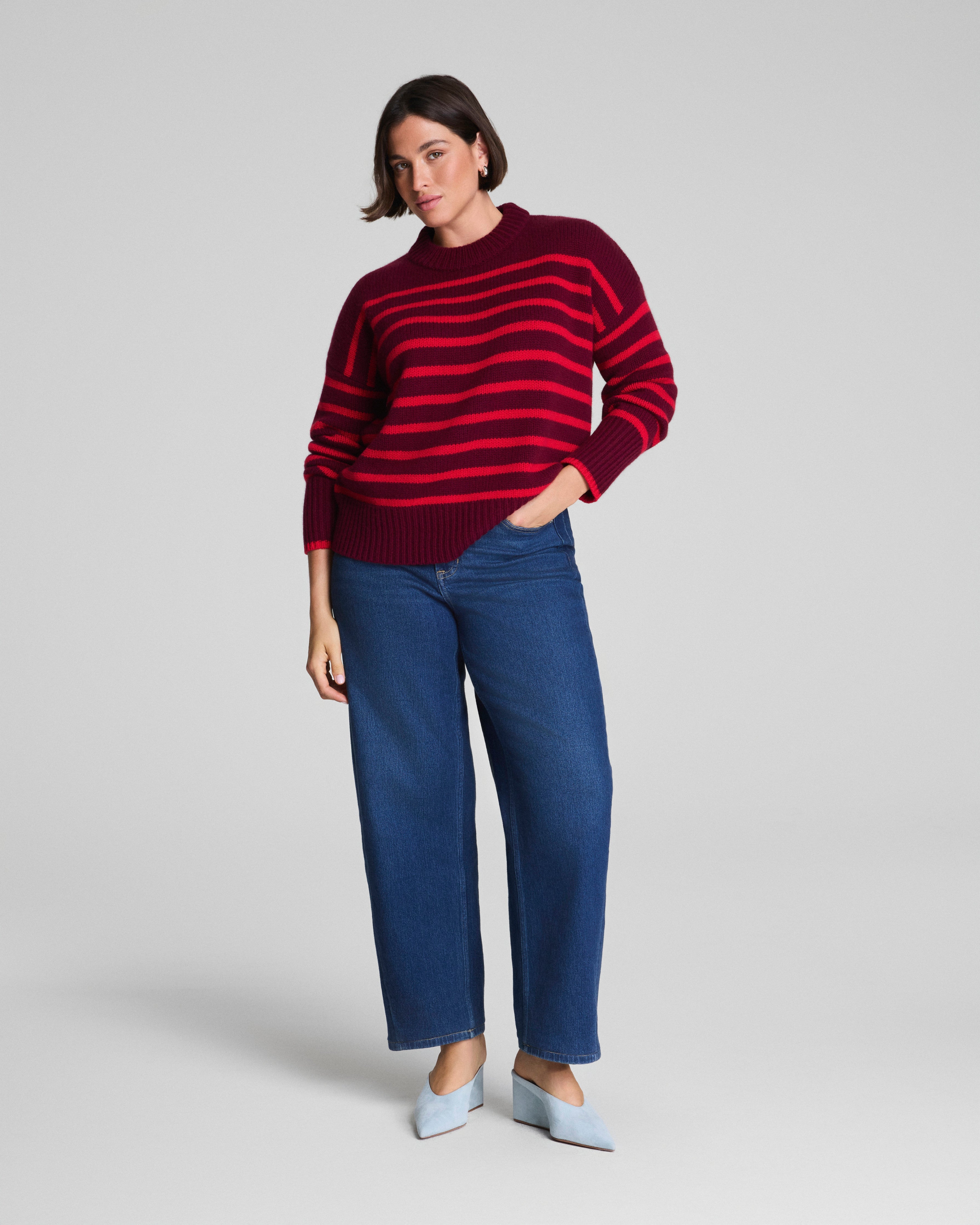 La Ligne Marin Sweater | SPANX® Red / Cassis