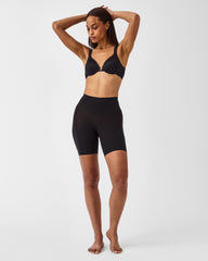 SPANXsculpt™ Seamless Power Mid-Thigh Short | Very Black