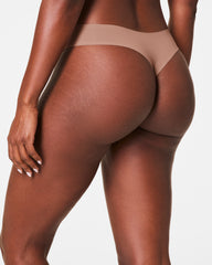 SPANXsmooth™ Fit-To-You Thong 3-Pack Box | Cafe Au Lait/Iconic Leopard/Very Black