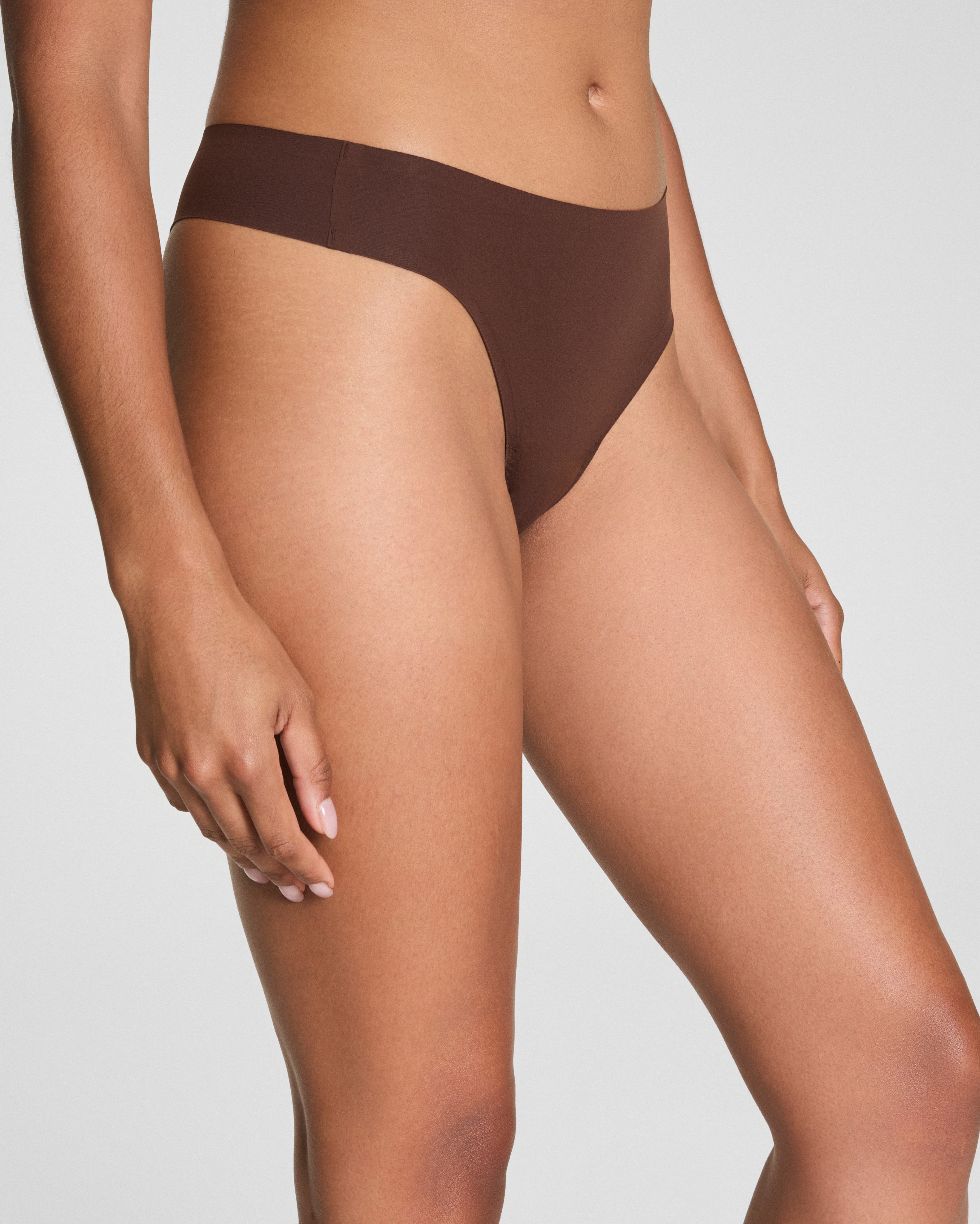 SPANXsmooth™ Fit-To-You Thong 3-Pack Box | Iconic Leopard/Naked 2.0/Espresso