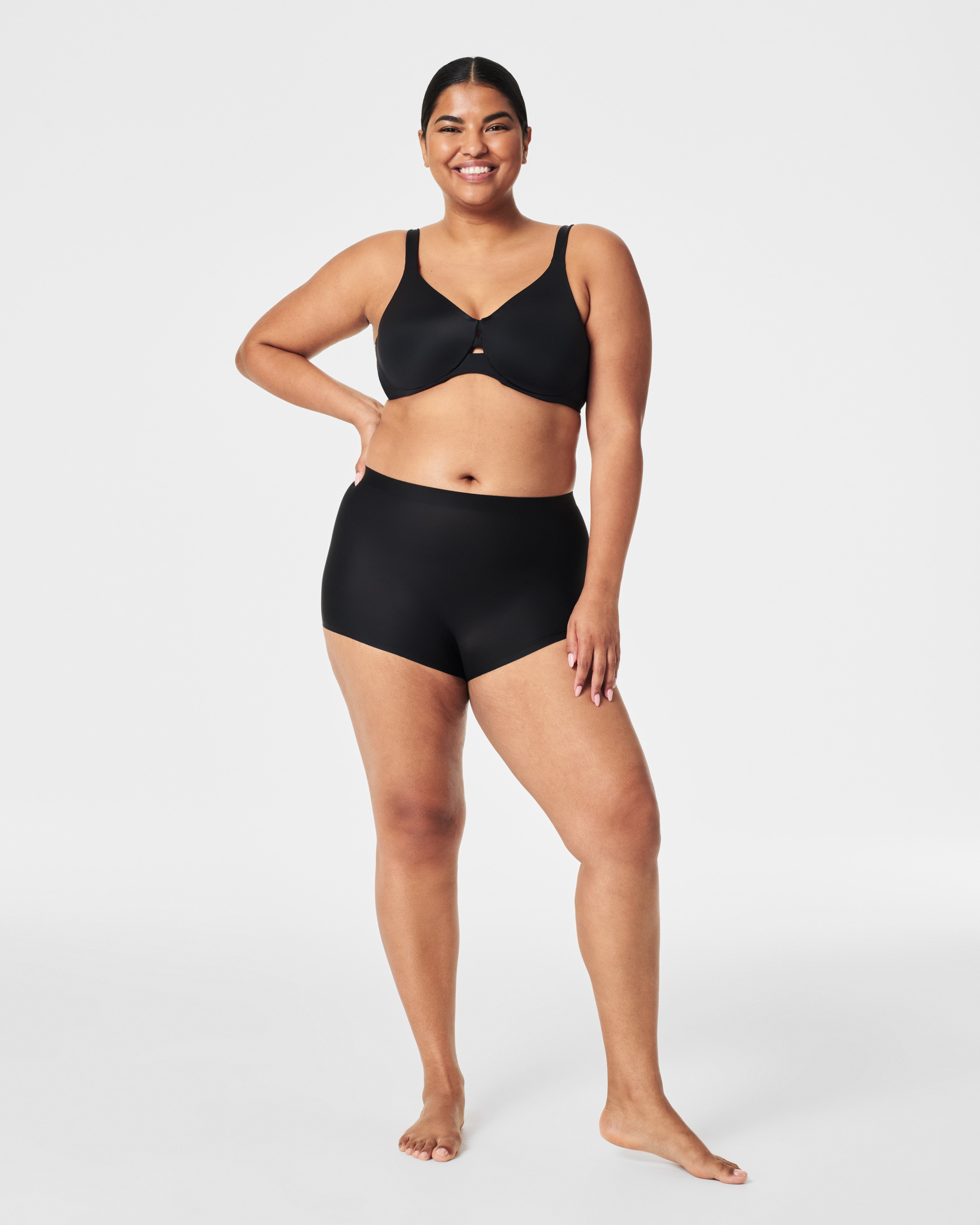 SPANXshape™ Sheer Control Boyshort | Very Black