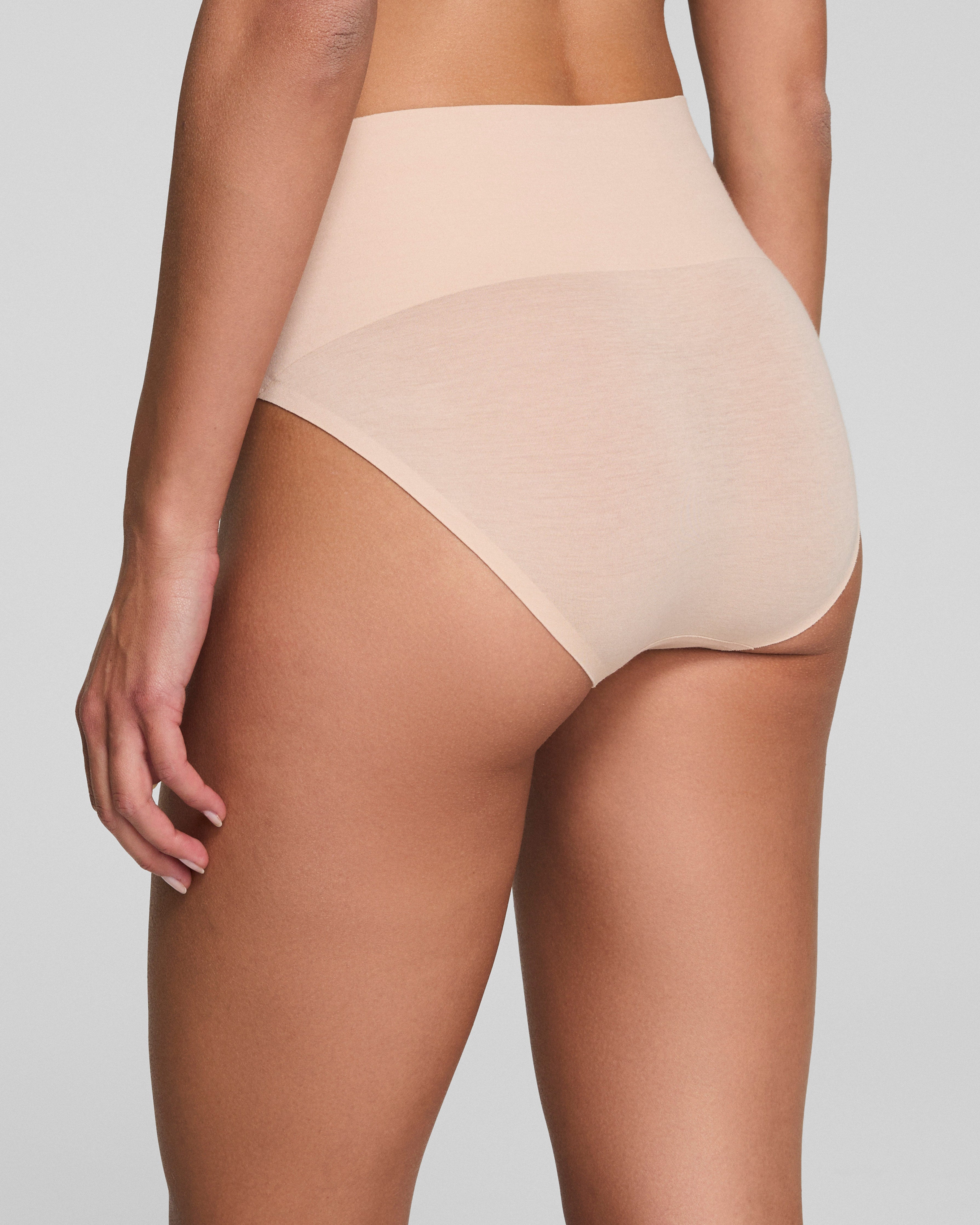 SPANXsupersmooth™ Undie-tectable® Supima® Cotton Hi-Leg Brief | Soft Nude