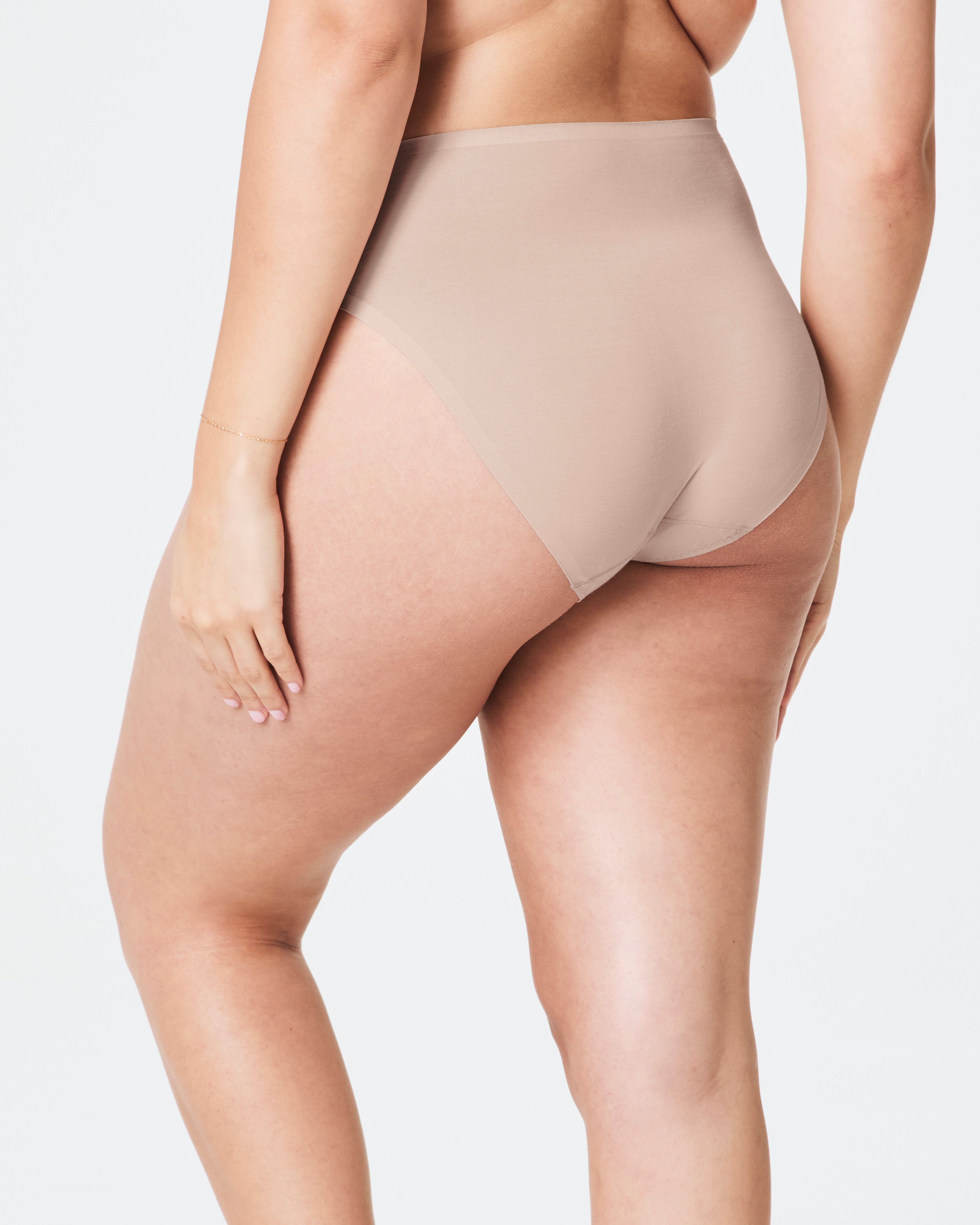 SPANXsmooth™ Fit-To-You Modal Hi-Leg Brief 3-Pack Box | Champagne Beige