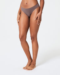 SPANXsmooth™ Fit-To-You Modal Thong 3-Pack Box | Smoke