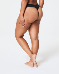 SPANXsmooth™ Fit-To-You Modal Thong 3-Pack Box | Very Black