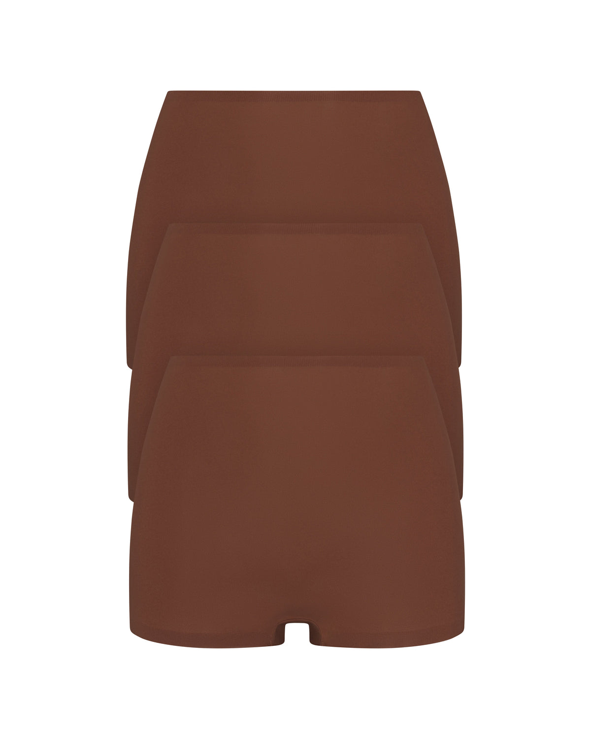 SPANXsmooth™ Fit-To-You Boyshort 3-Pack Box | Chestnut Brown