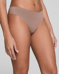 SPANXsmooth™ Fit-To-You Supima® Cotton Thong 3-Pack | Cafe Au Lait
