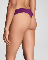 SPANXsmooth™ Fit-To-You Supima® Cotton Thong 3-Pack Box | Snap Dragon/Fleur/Emerald Bay
