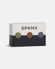 SPANXsmooth™ Fit-To-You Supima® Cotton Thong 3-Pack Box | Olive Leaf/Walnut/Earth Stone
