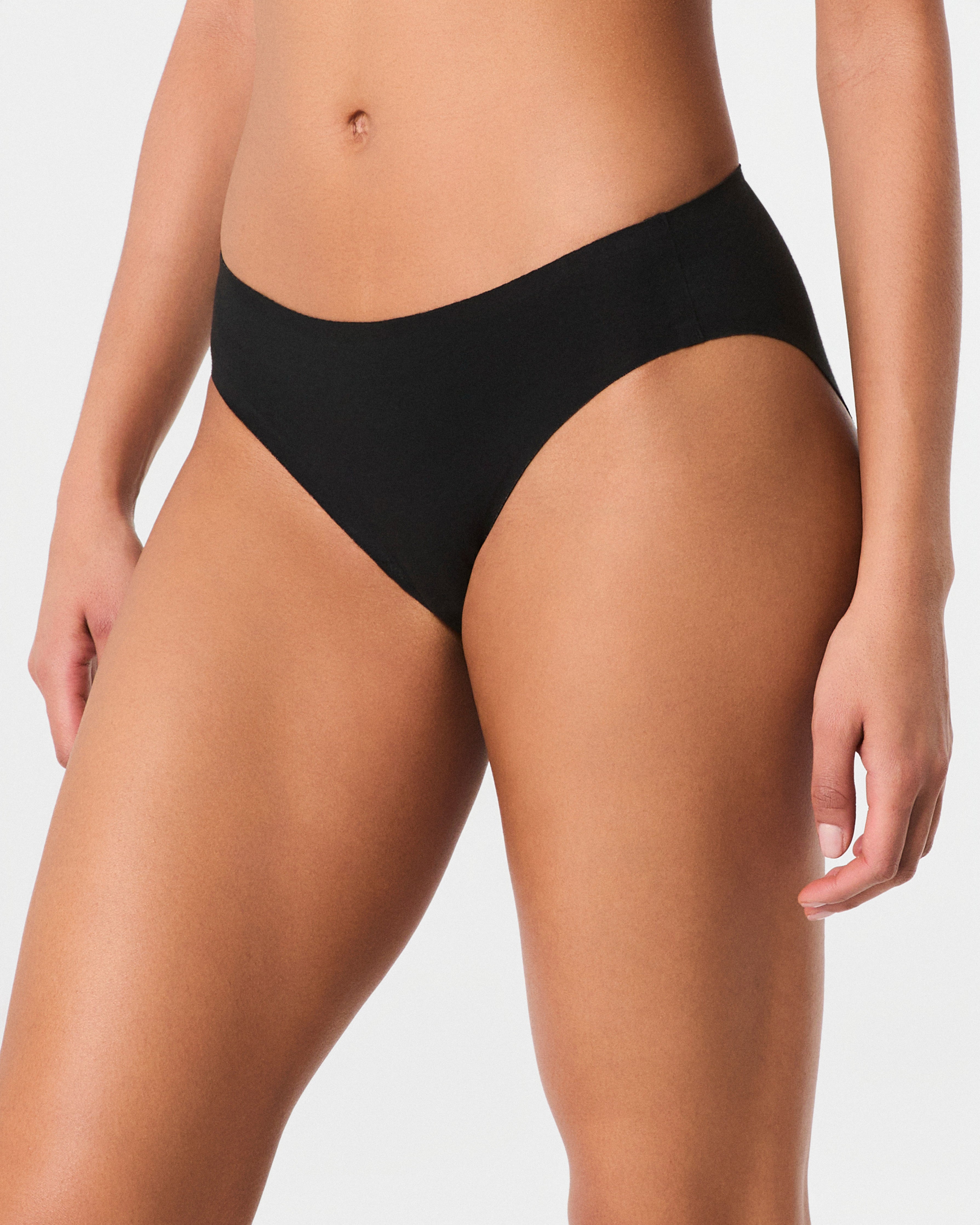 SPANXsmooth™ Fit-To-You Supima® Cotton Bikini 3-Pack | Very Black