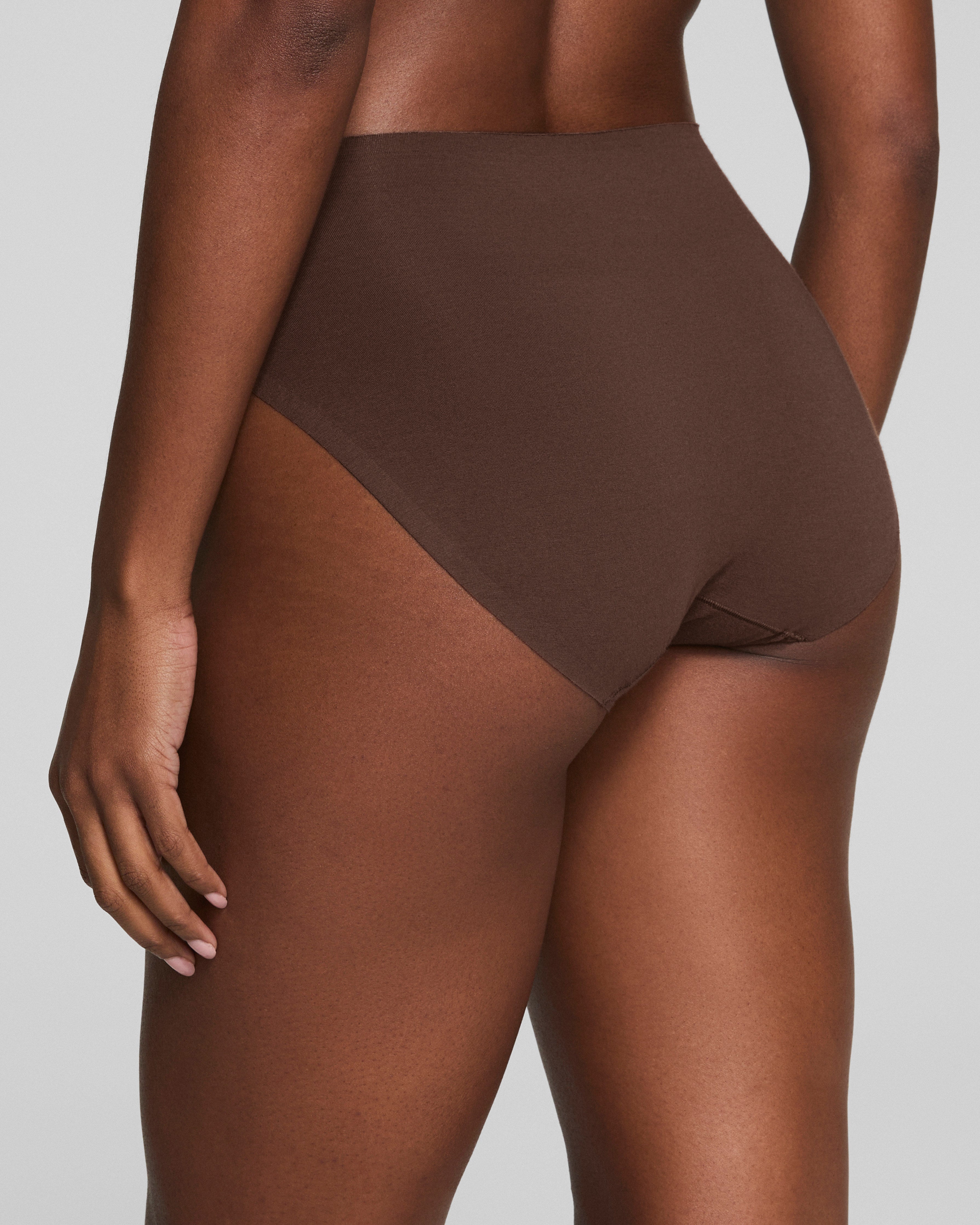 SPANXsmooth™ Fit-To-You Supima® Cotton Brief 3-Pack | Chestnut Brown