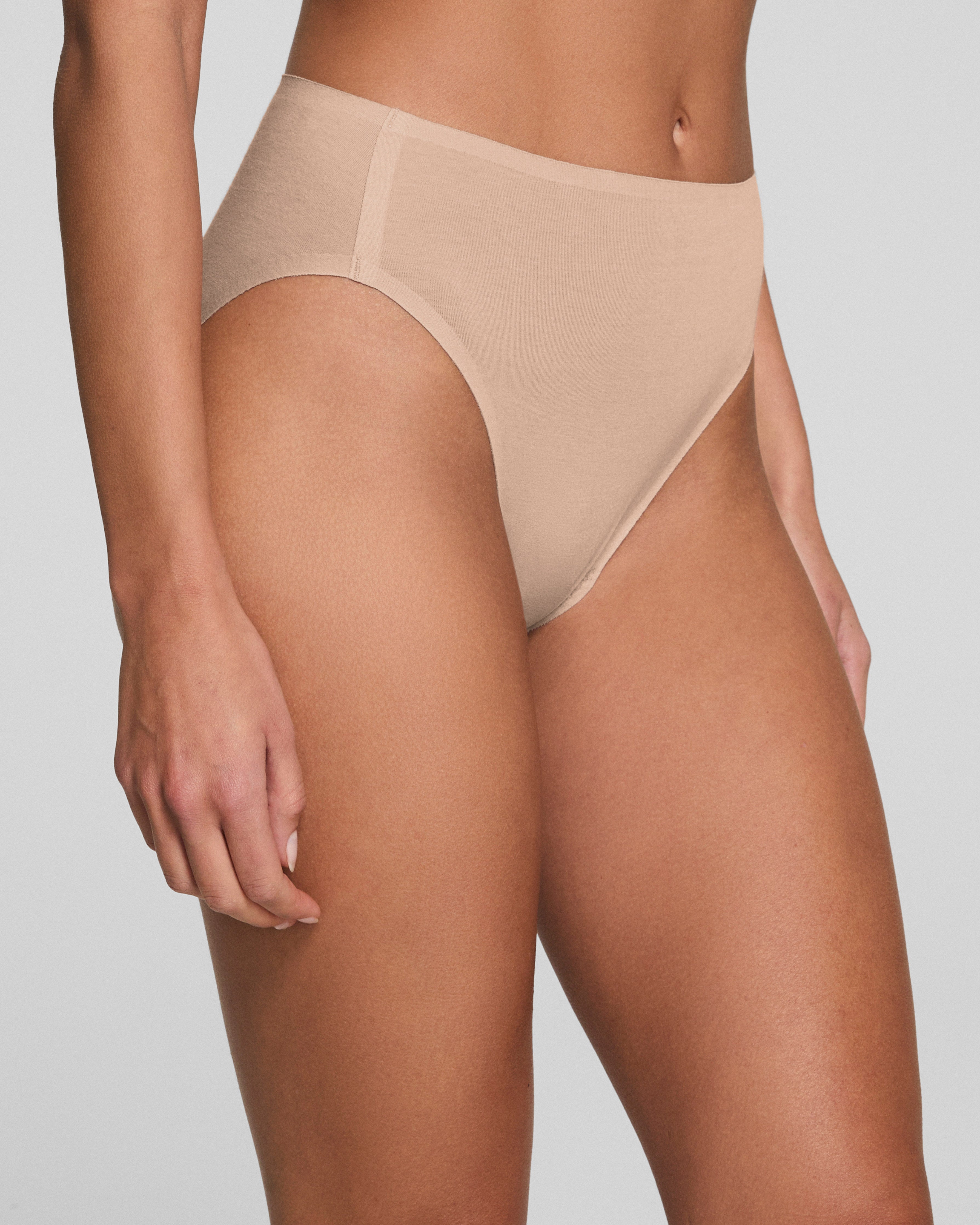 SPANXsmooth™ Fit-To-You Supima® Cotton Brief 3-Pack | Powder/Toasted Oatmeal/Very Black