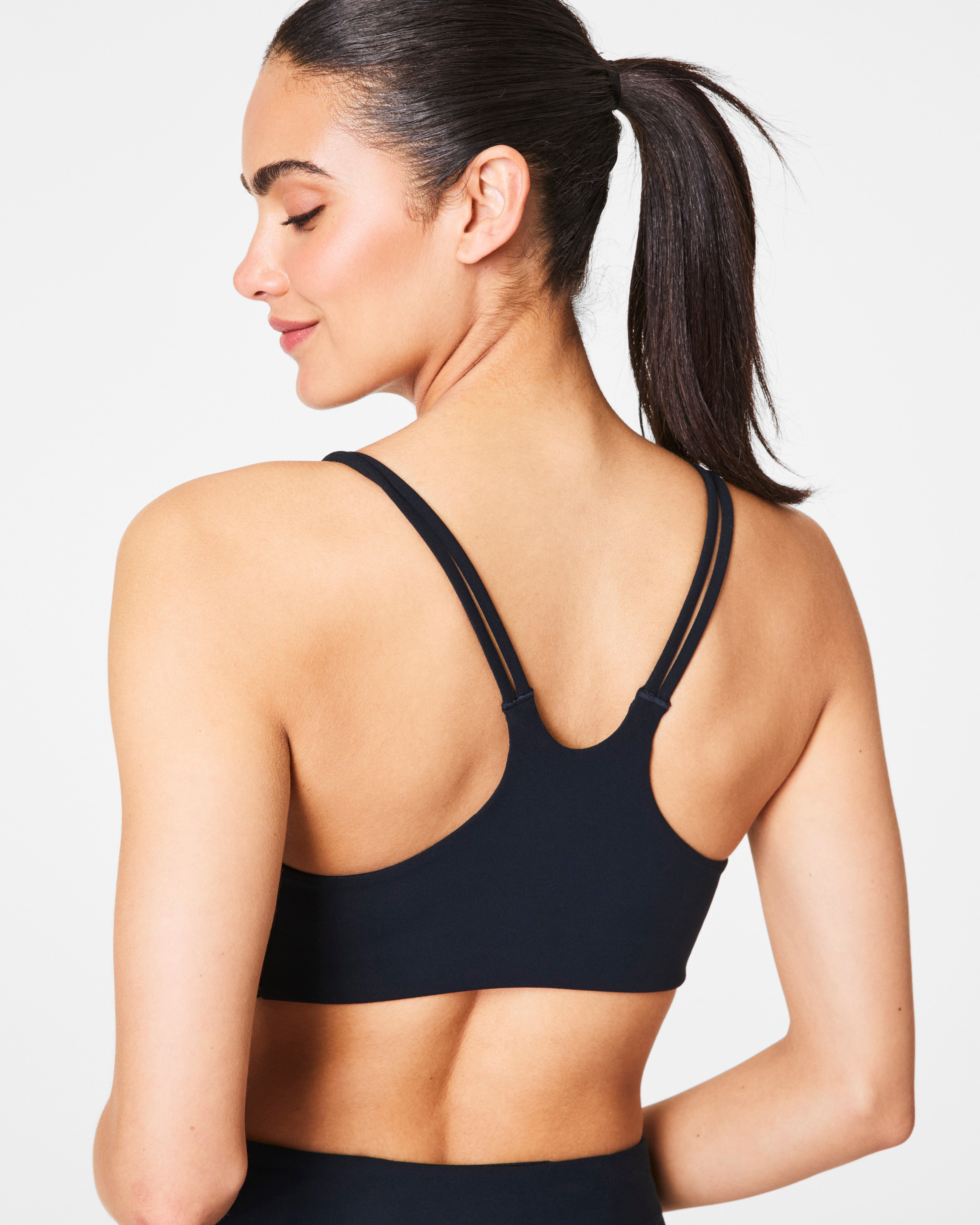 SPANXsmooth™ OnForm Low Impact Sports Bra | Barely Black