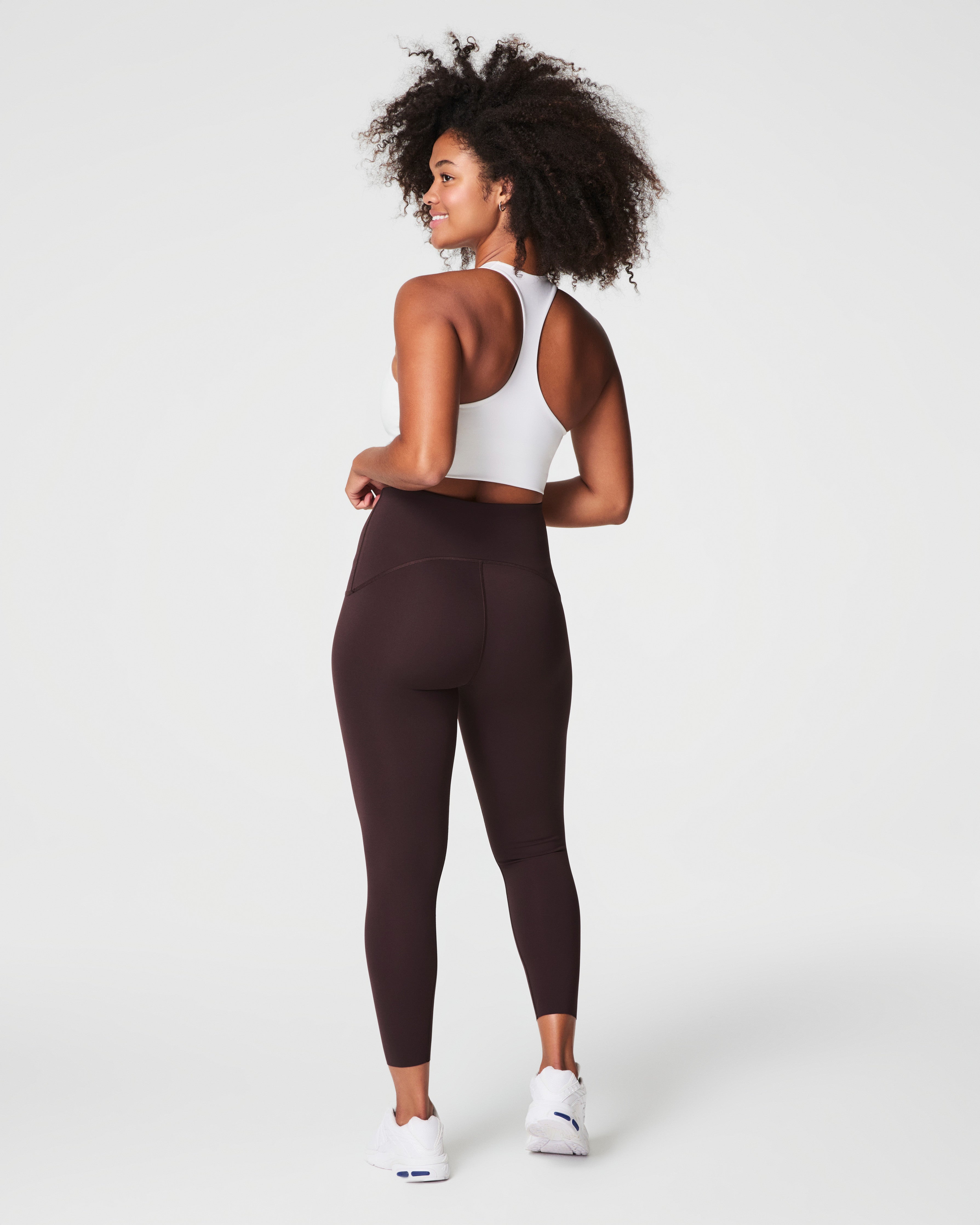 SPANXshape™ Booty Boost® 7/8 Leggings | Truffle Brown