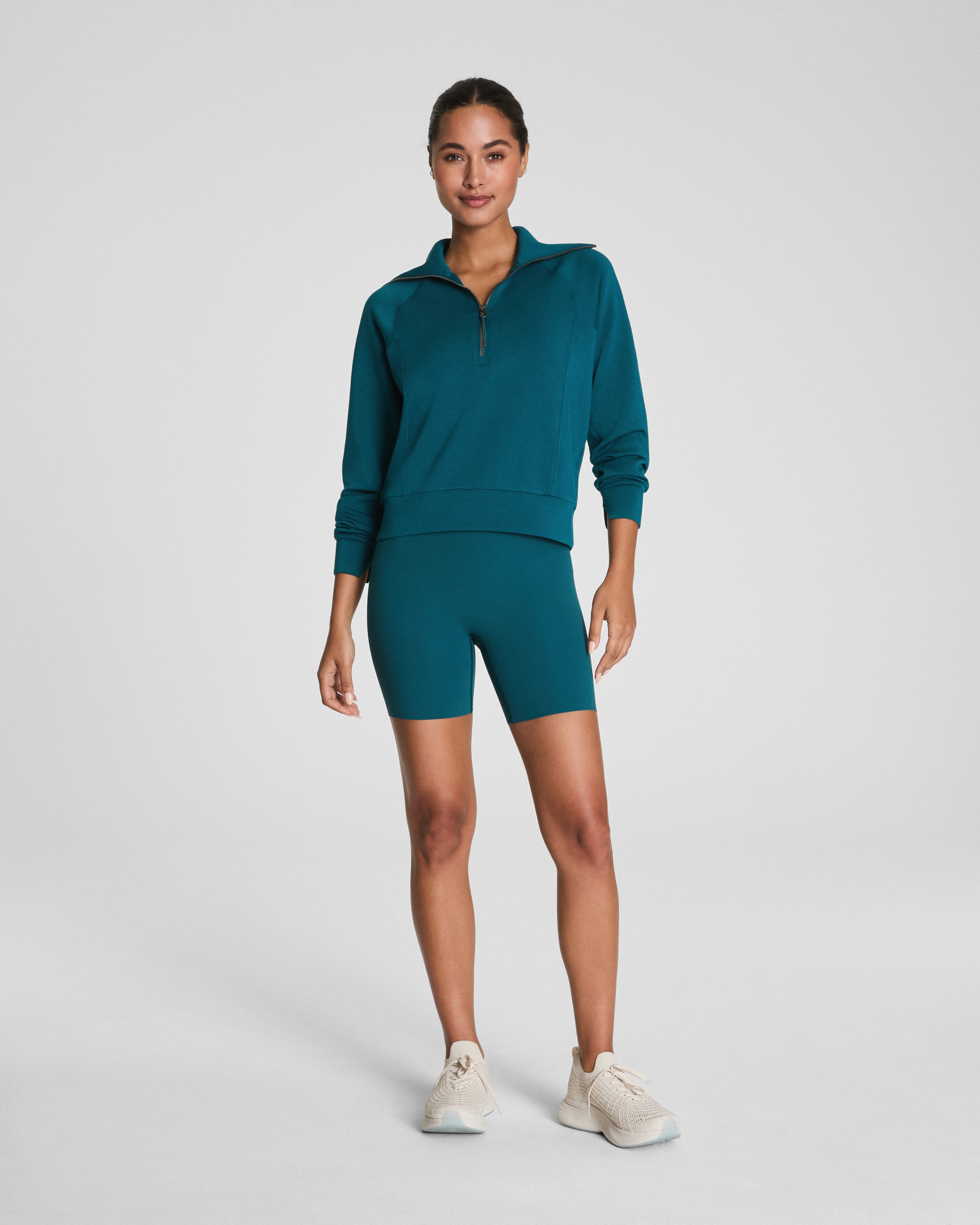 SPANX AirEssentials® Half Zip | Emerald Bay