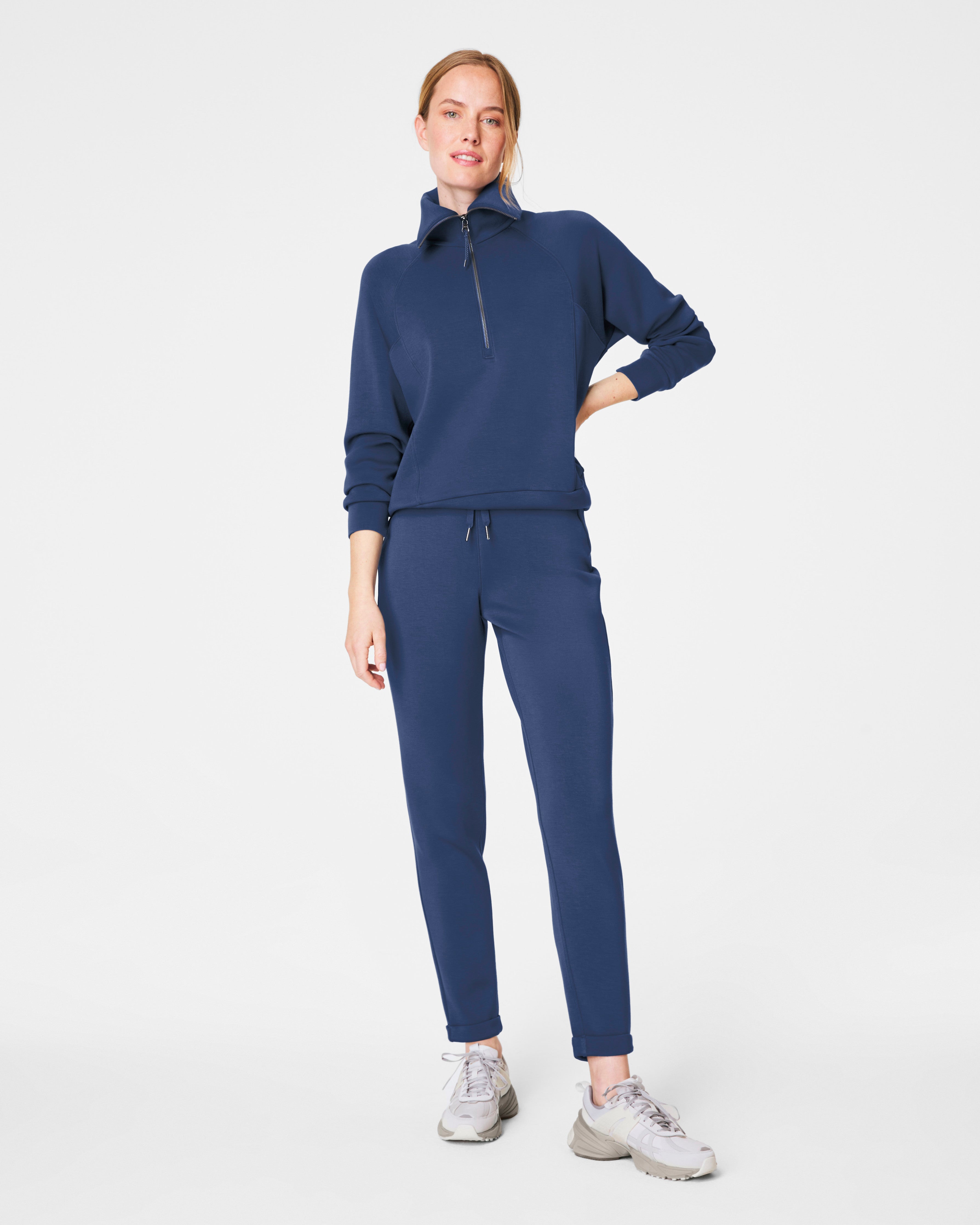 SPANX AirEssentials® Half Zip | Faded Indigo