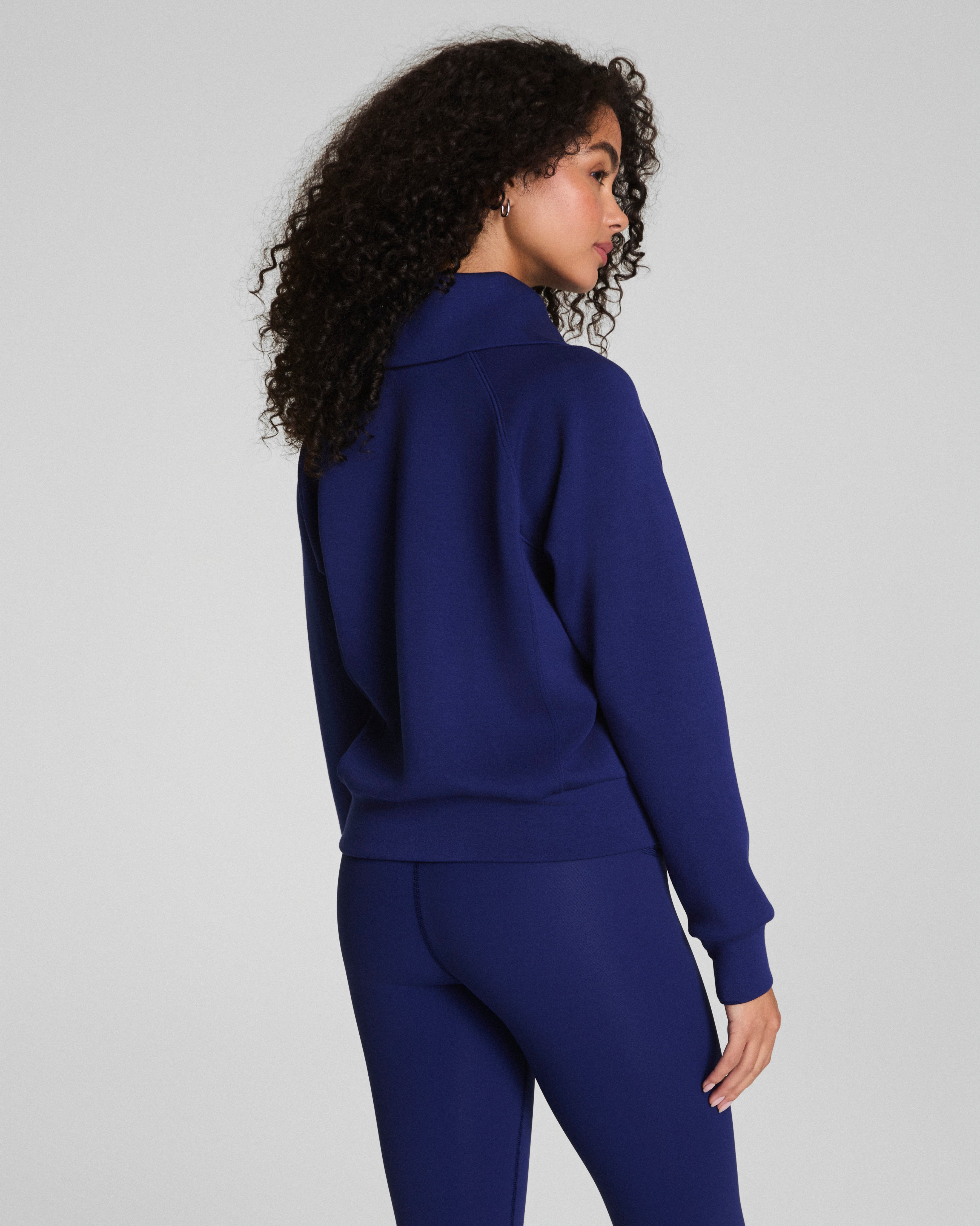 SPANX AirEssentials® Half Zip | Midnight Iris