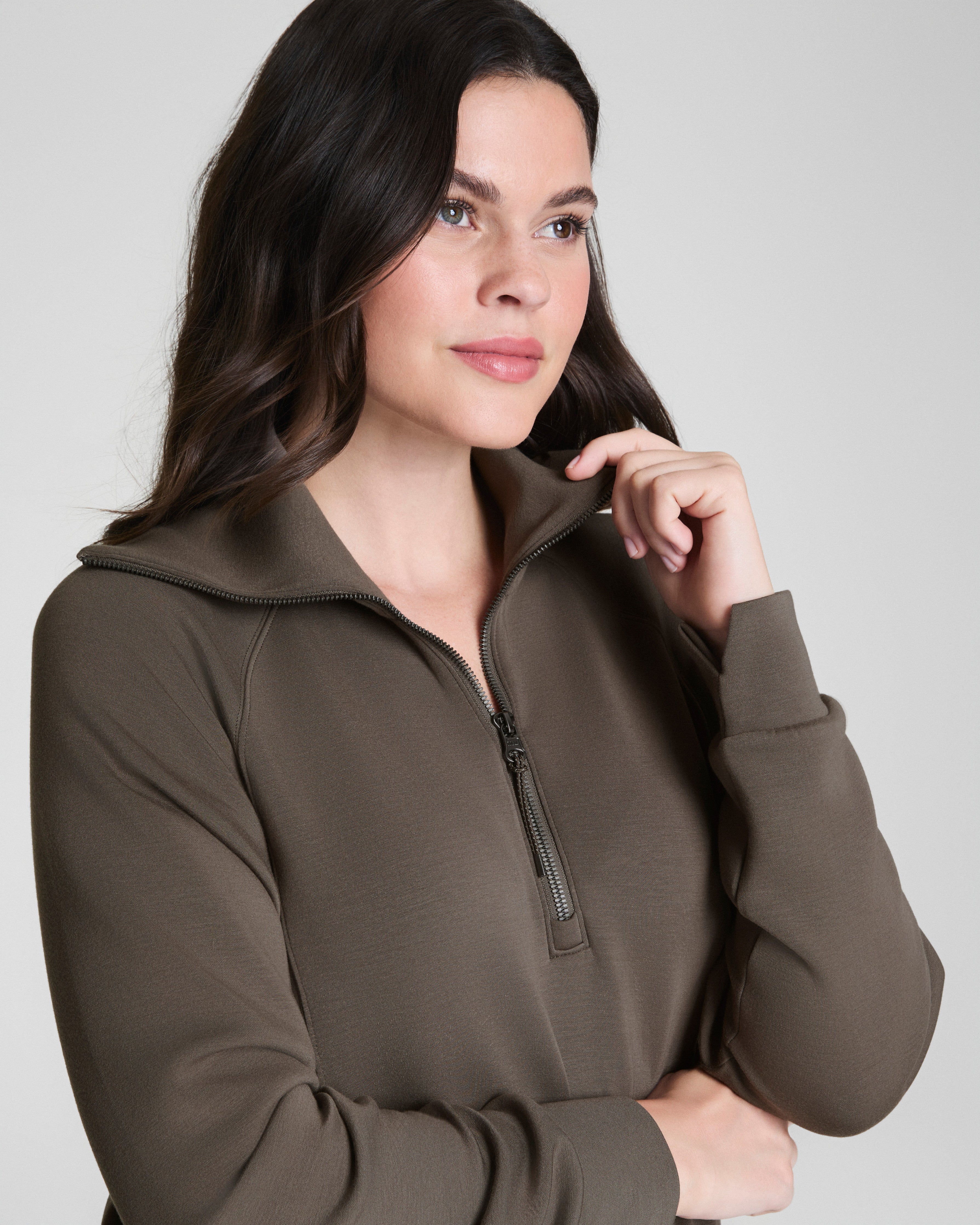SPANX AirEssentials® Half Zip | Mineral