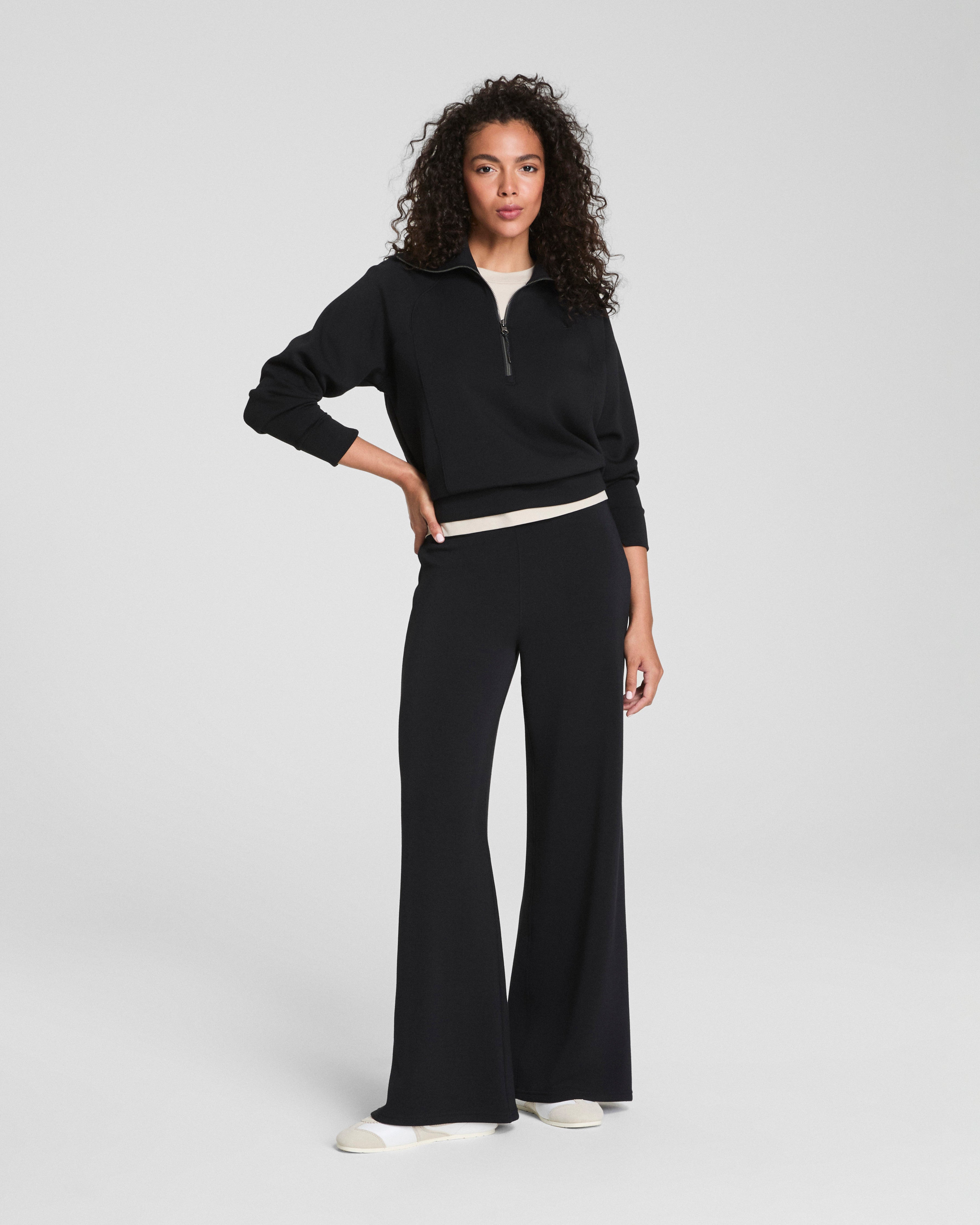 SPANX AirEssentials® Half Zip | Very Black