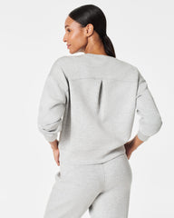 SPANX AirEssentials® Crewneck | Light Heather Grey