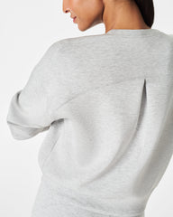 SPANX AirEssentials® Crewneck | Light Heather Grey