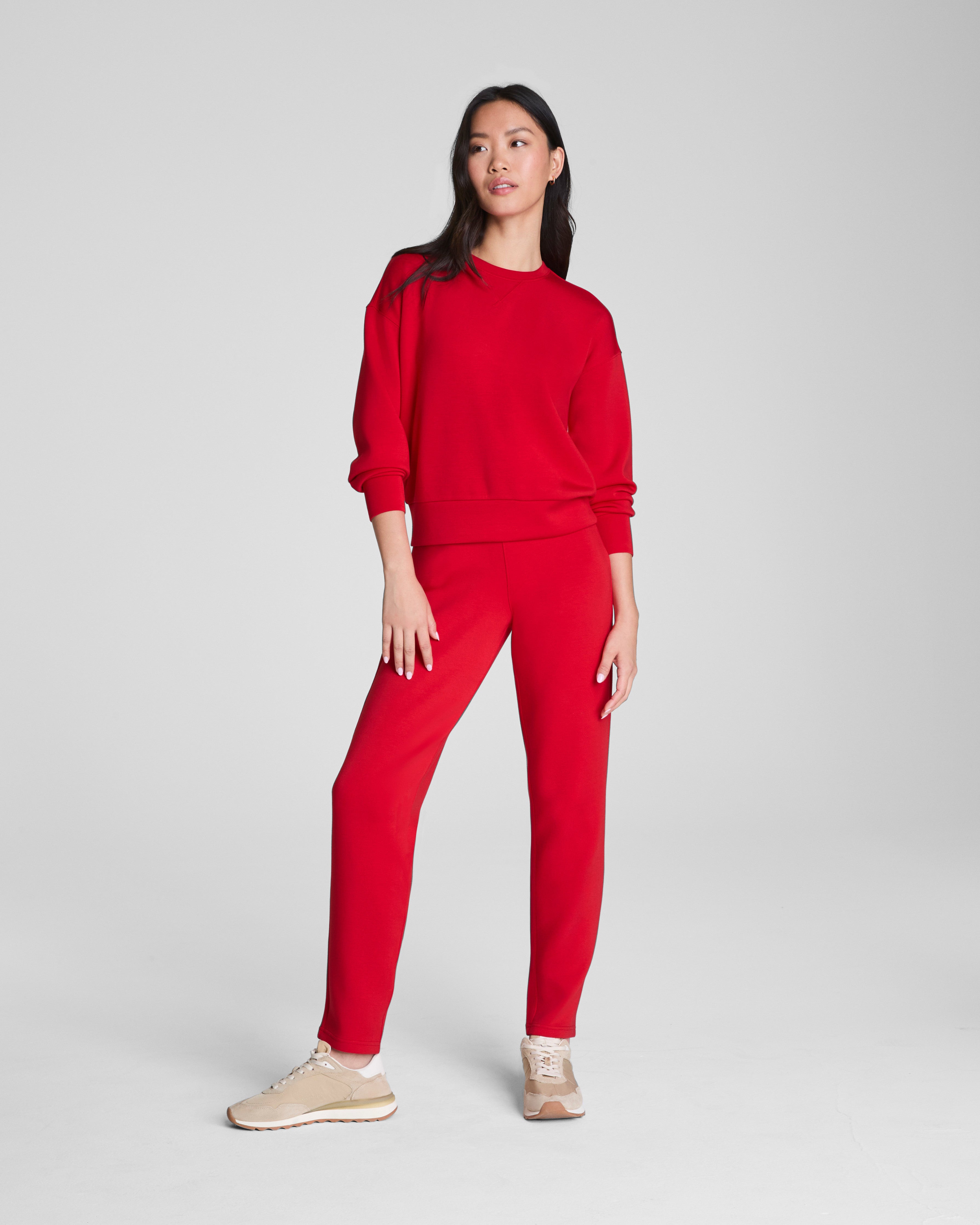 SPANX AirEssentials® Crewneck | Spanx Red