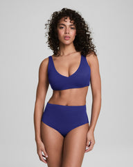 SPANXshape™ Swim Pique Plunge Bikini Top