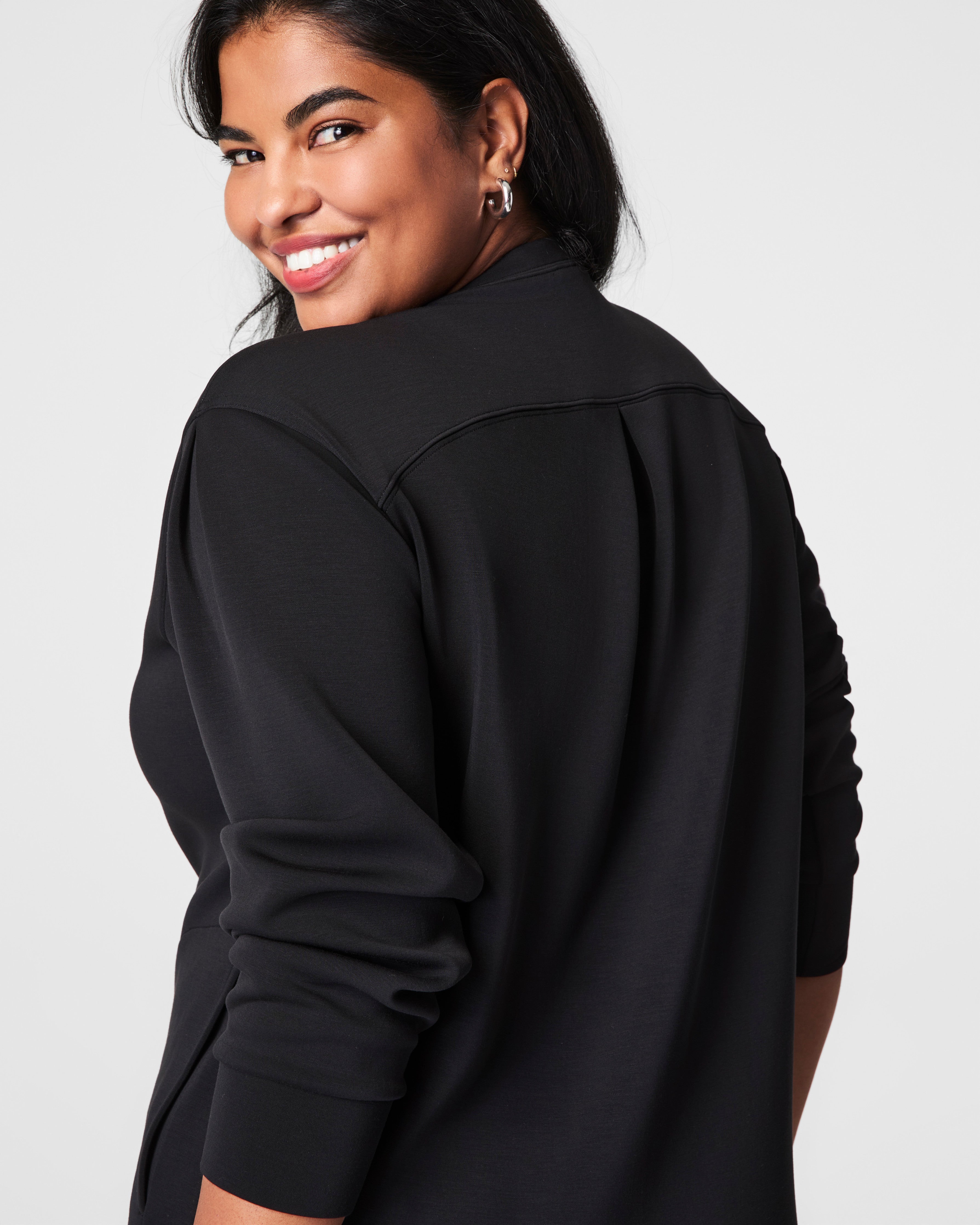 SPANX AirEssentials® Crewneck Dress | Very Black