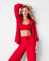 SPANX® FlexFeel Medium Impact Sports Bra | Spanx Red