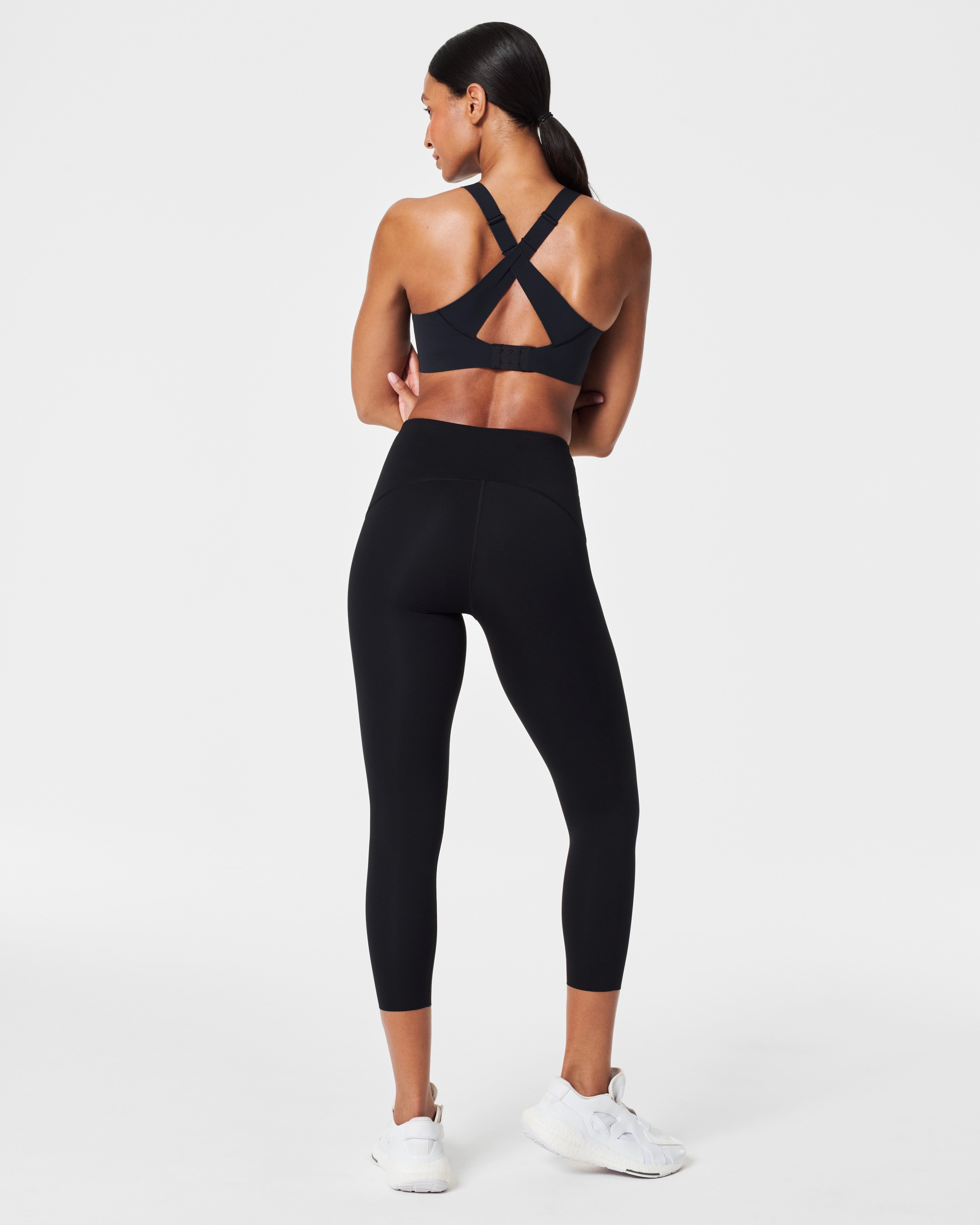 SPANX® FlexFeel Medium Impact Sports Bra | Very Black